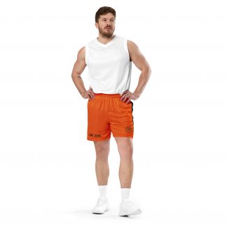 G Bound Republic Orange Unisex Mesh Shorts