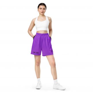 G Bound Republic Purple Unisex Mesh Shorts