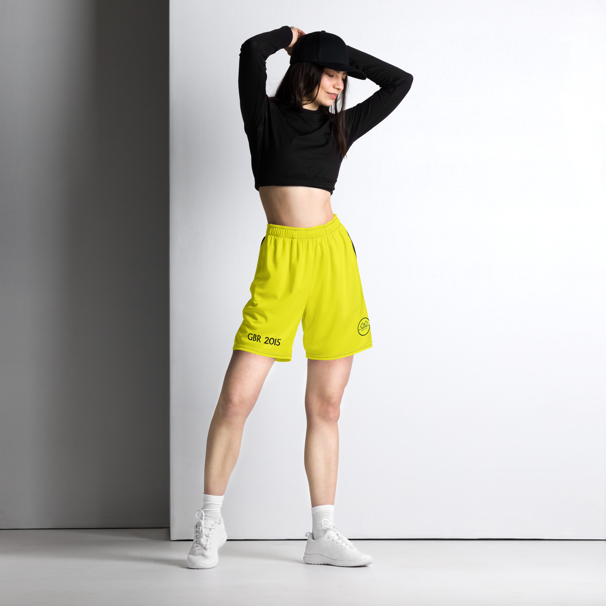 G Bound Republic Yellow Unisex Mesh Shorts