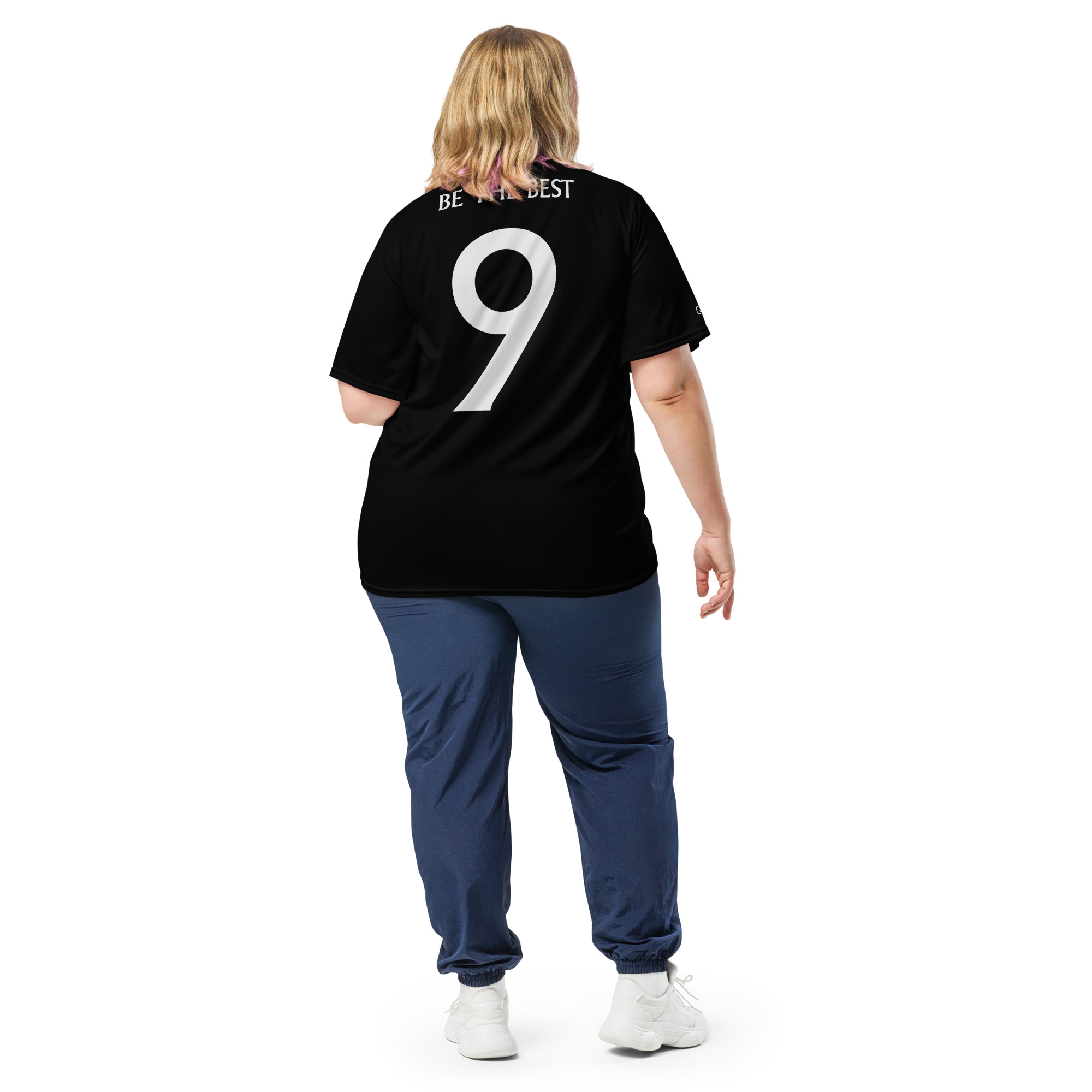 G Bound Republic Silver & Black Recycled unisex sports jersey - Image 2