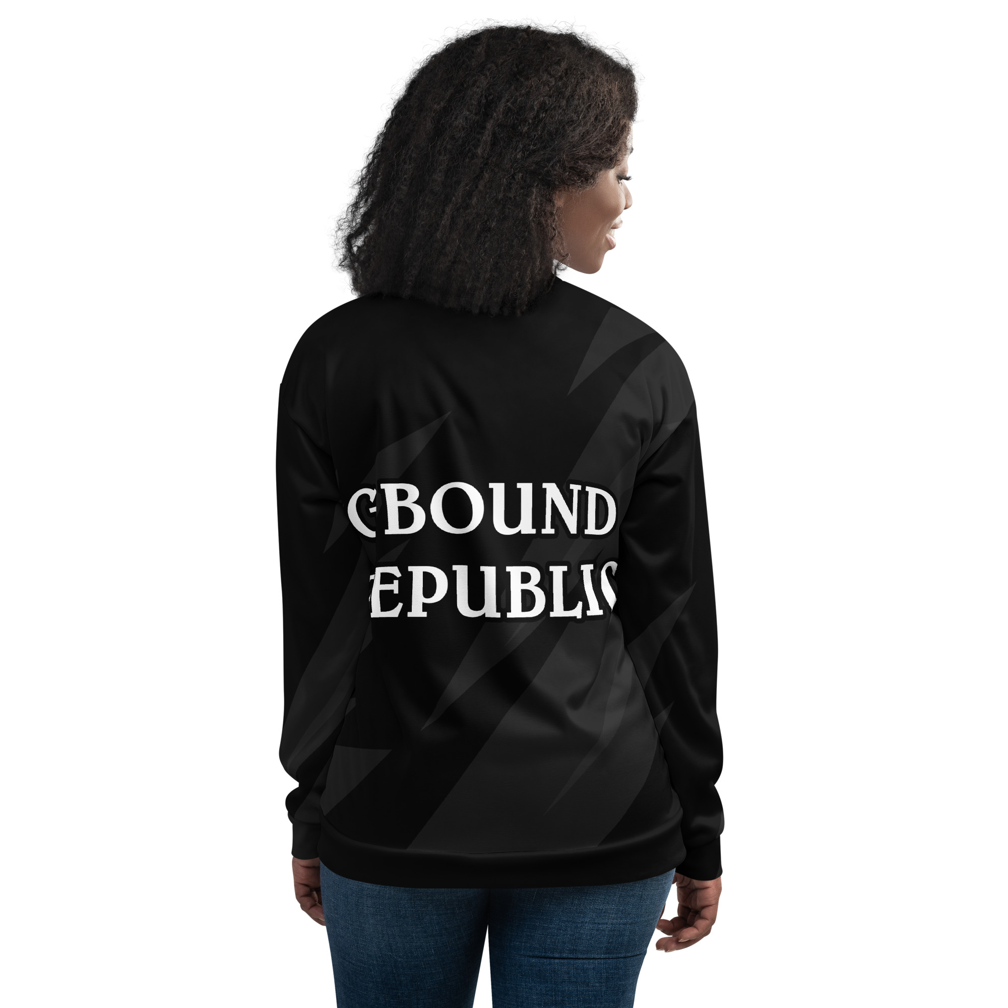 G Bound Republic Unisex Bomber Jacket - Image 6