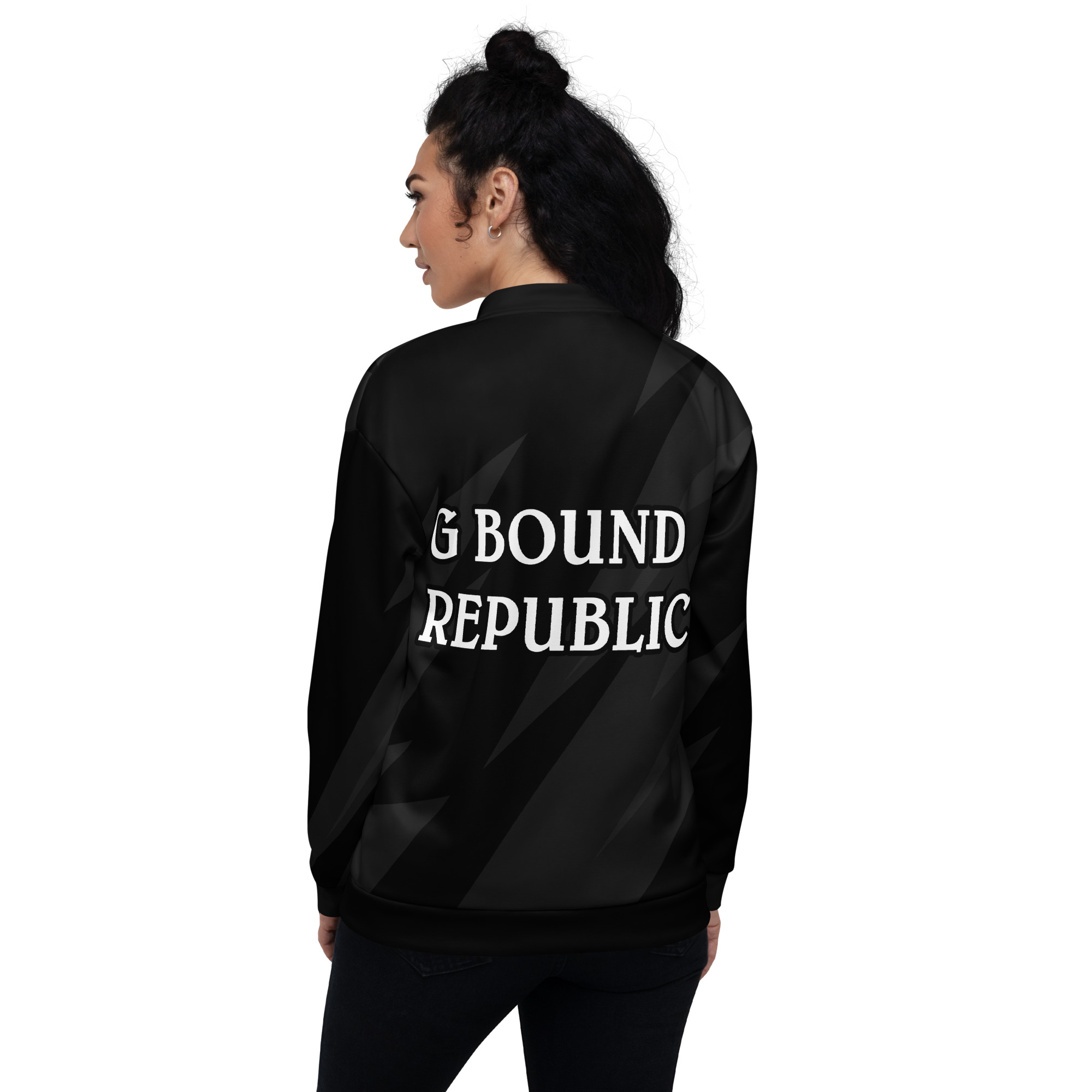 G Bound Republic Unisex Bomber Jacket - Image 7