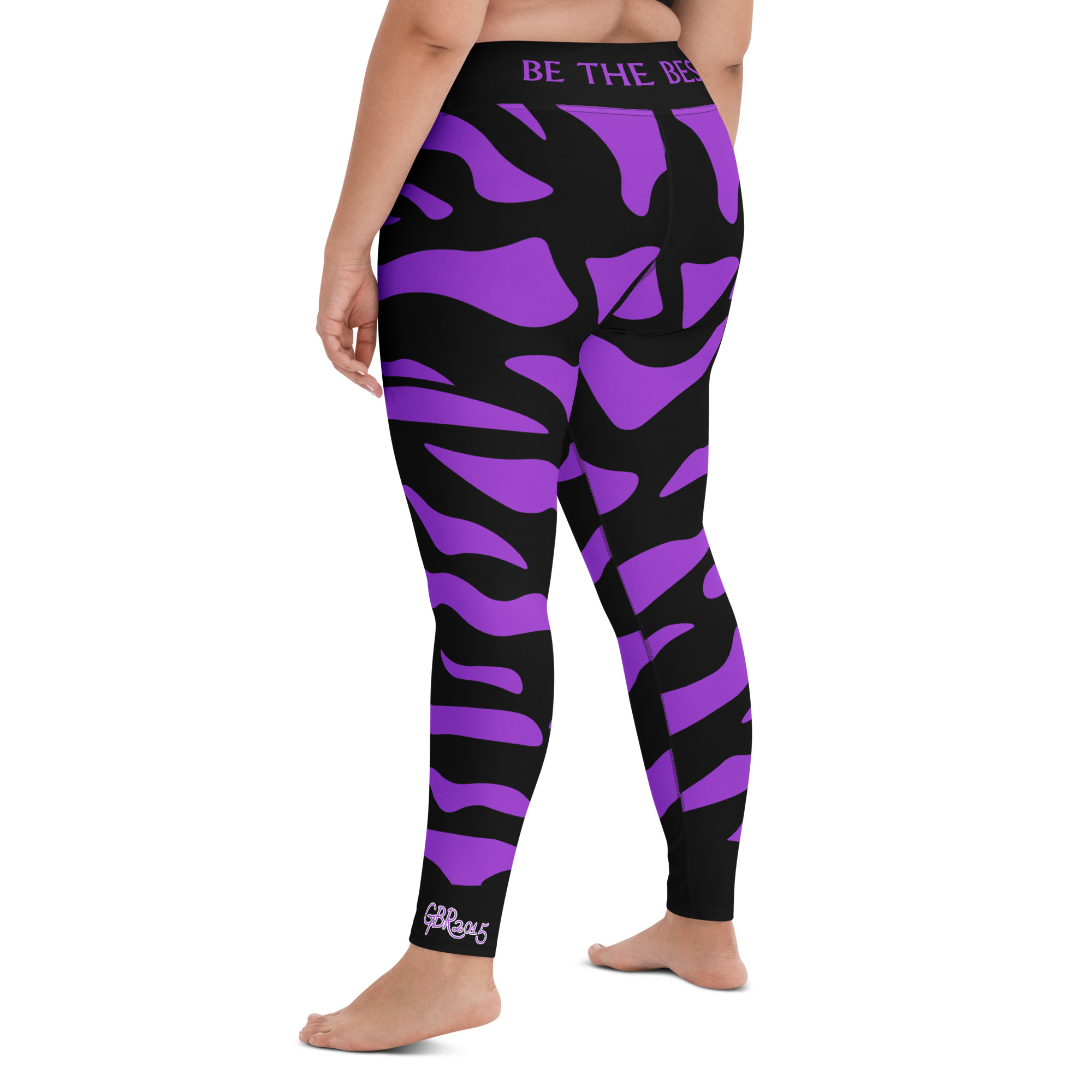 G Bound Republic Purple Yoga Leggings - Image 4