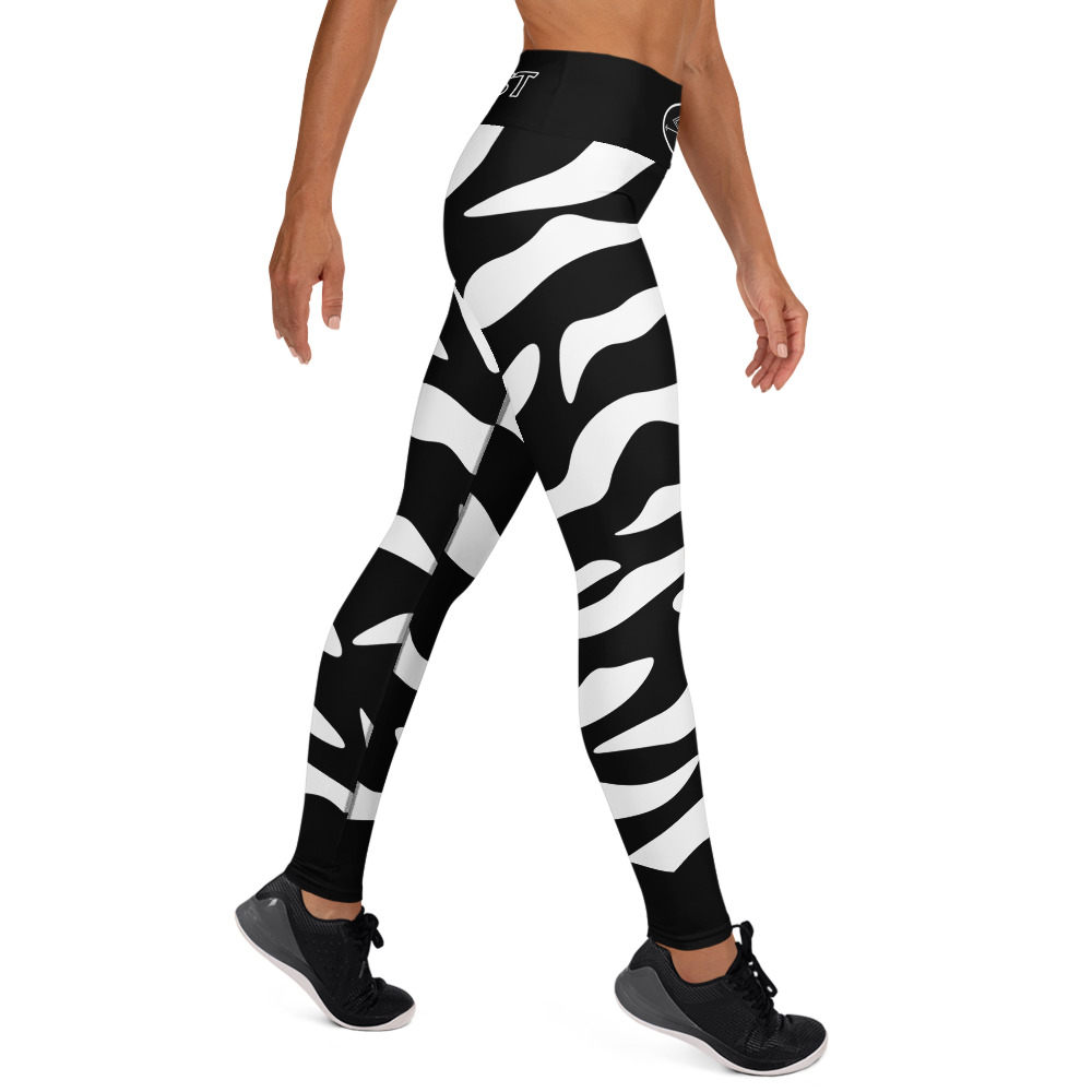 G Bound Republic Black & White Yoga Leggings - Image 10