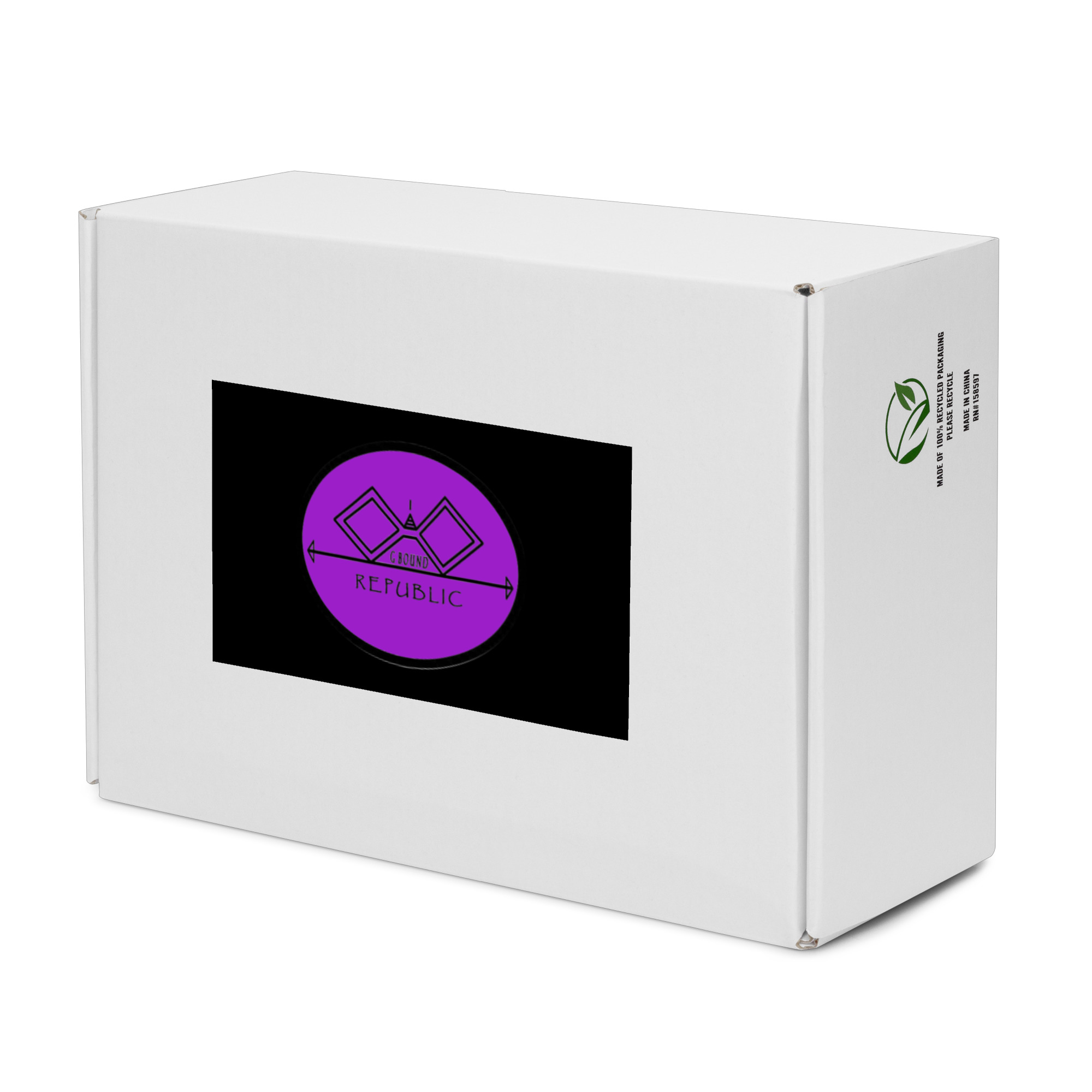 G Bound Republic Purple & Black Men’s High Top Canvas Shoes - Image 7