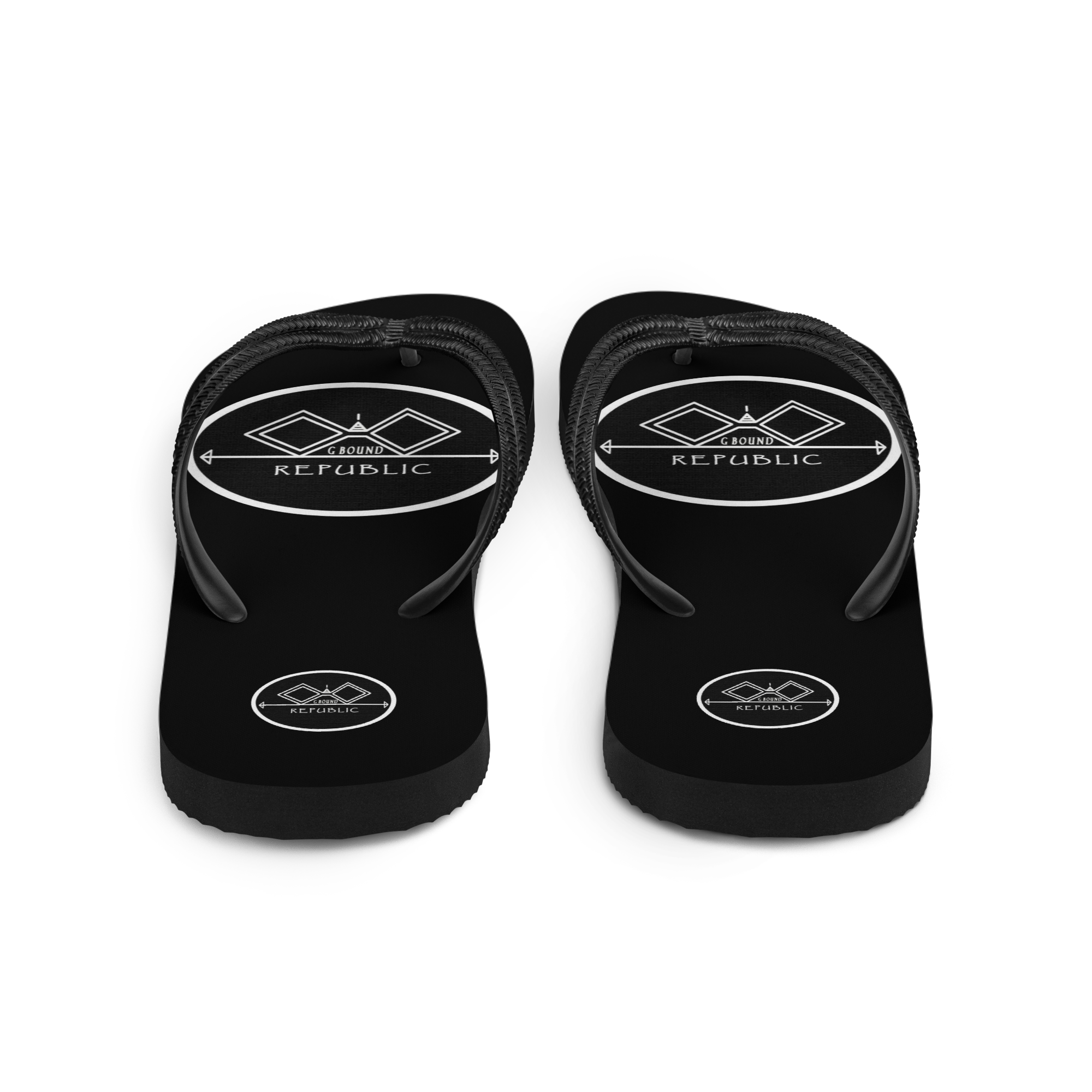 G Bound Republic Black Flip-Flops - Image 4