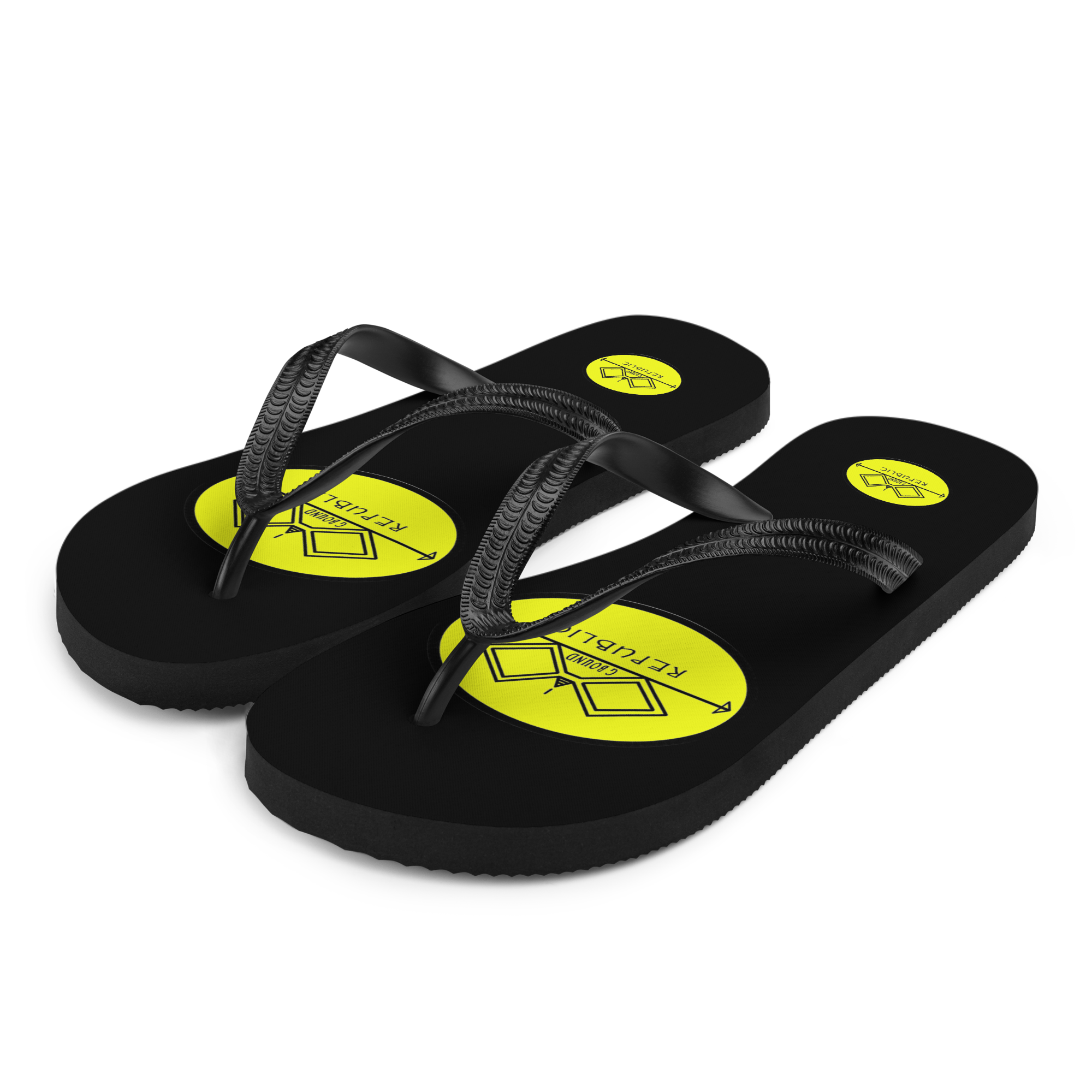 G Bound Republic Yellow Flip-Flops - Image 3