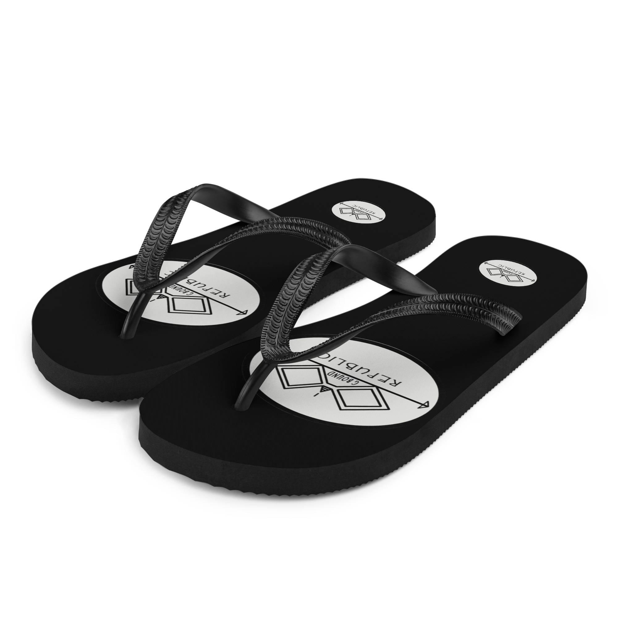 G Bound Republic Silver Flip-Flops - Image 2