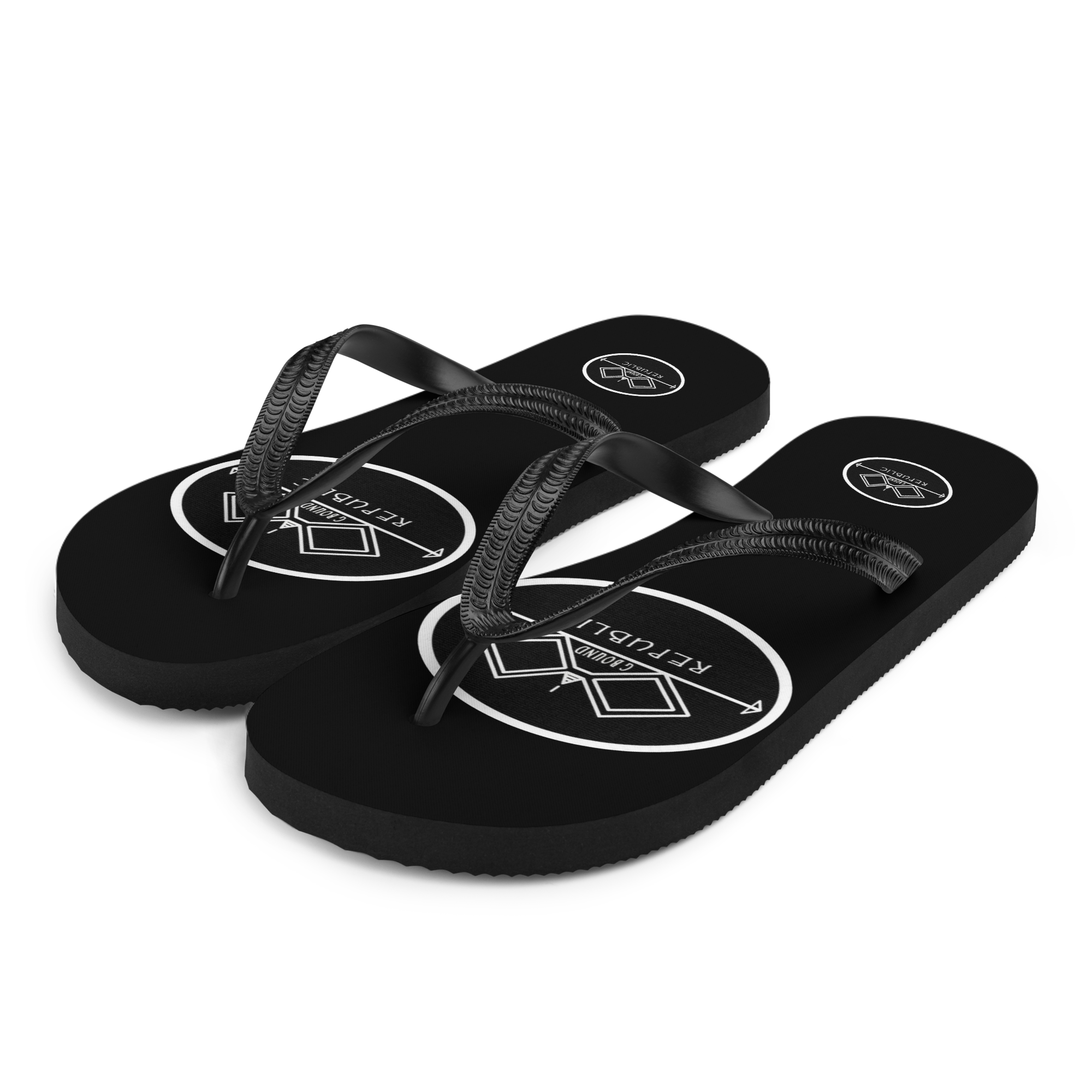 G Bound Republic Black Flip-Flops - Image 3
