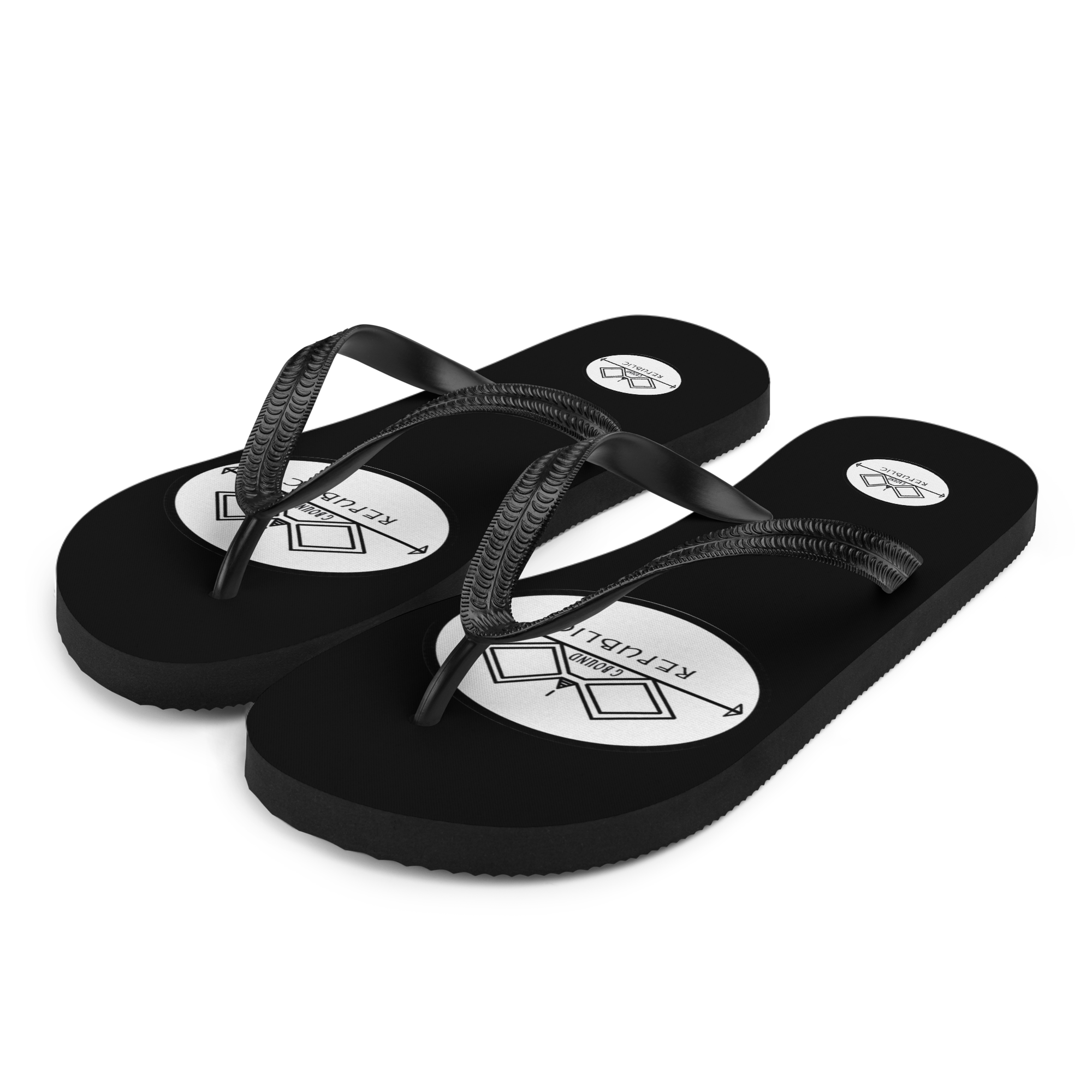 G Bound Republic White Flip-Flops - Image 2