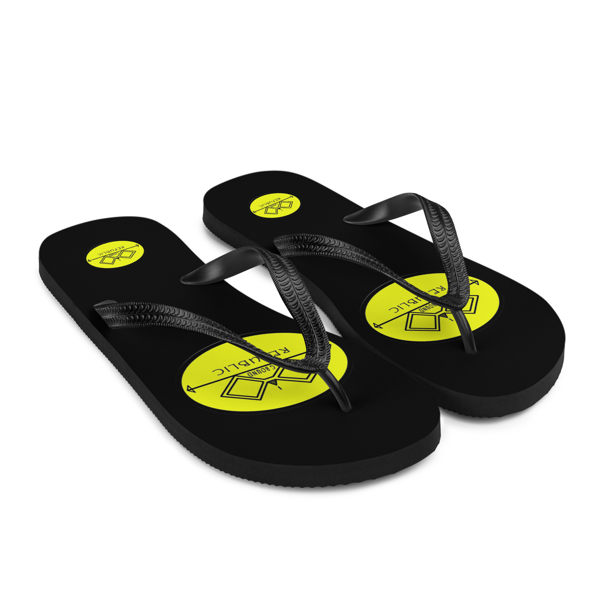 G Bound Republic Yellow Flip-Flops - Image 2