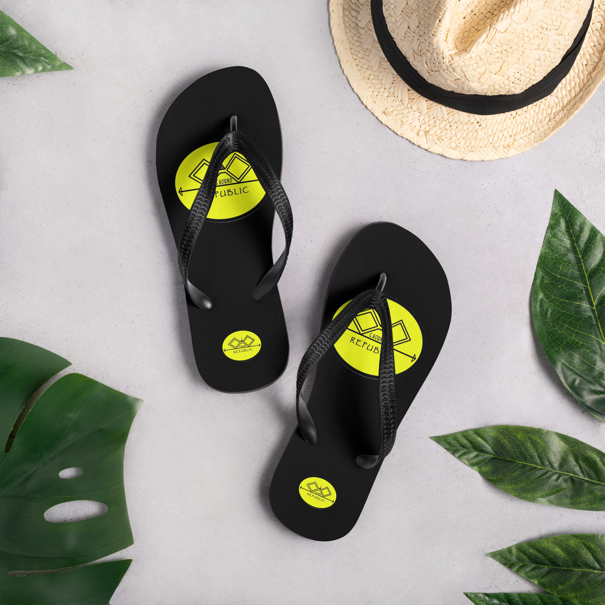 G Bound Republic Yellow Flip-Flops - Image 6