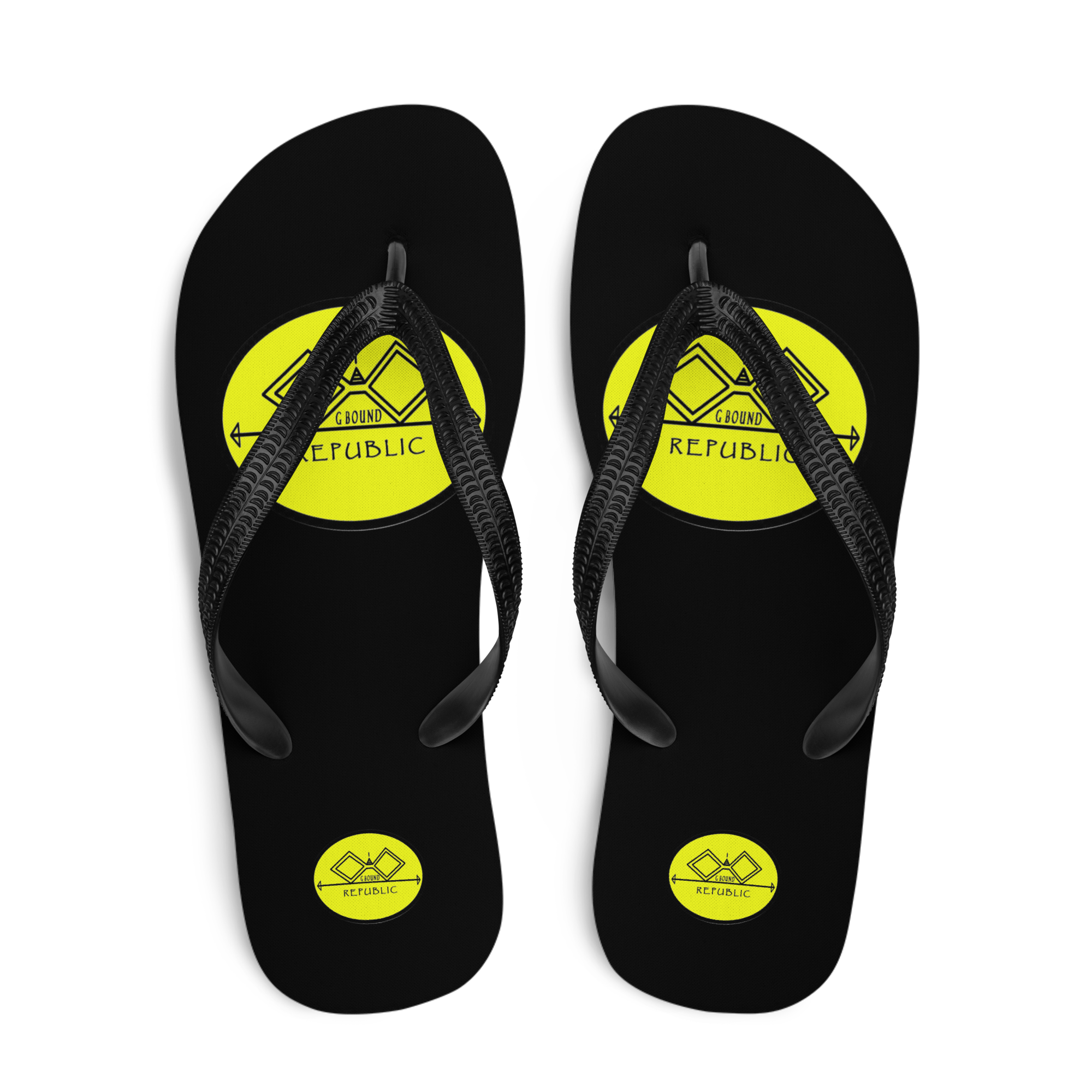 G Bound Republic Yellow Flip-Flops - Image 4