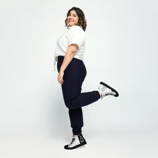 G Bound Republic White Women’s High Top Canvas Shoes