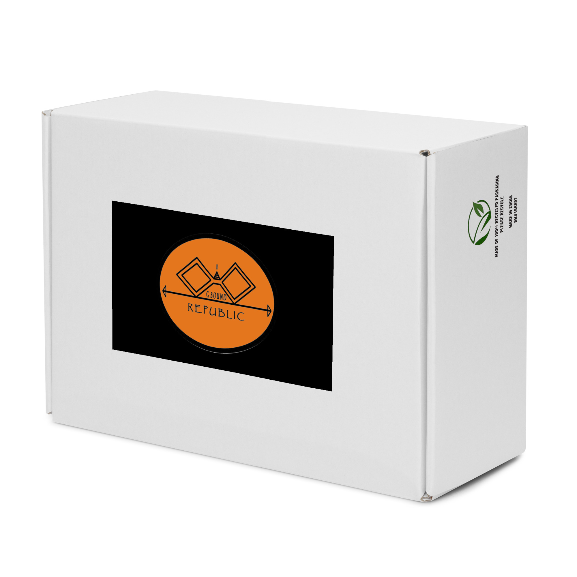 G Bound Republic Orange & Black Women’s High Top Canvas Shoes - Image 18