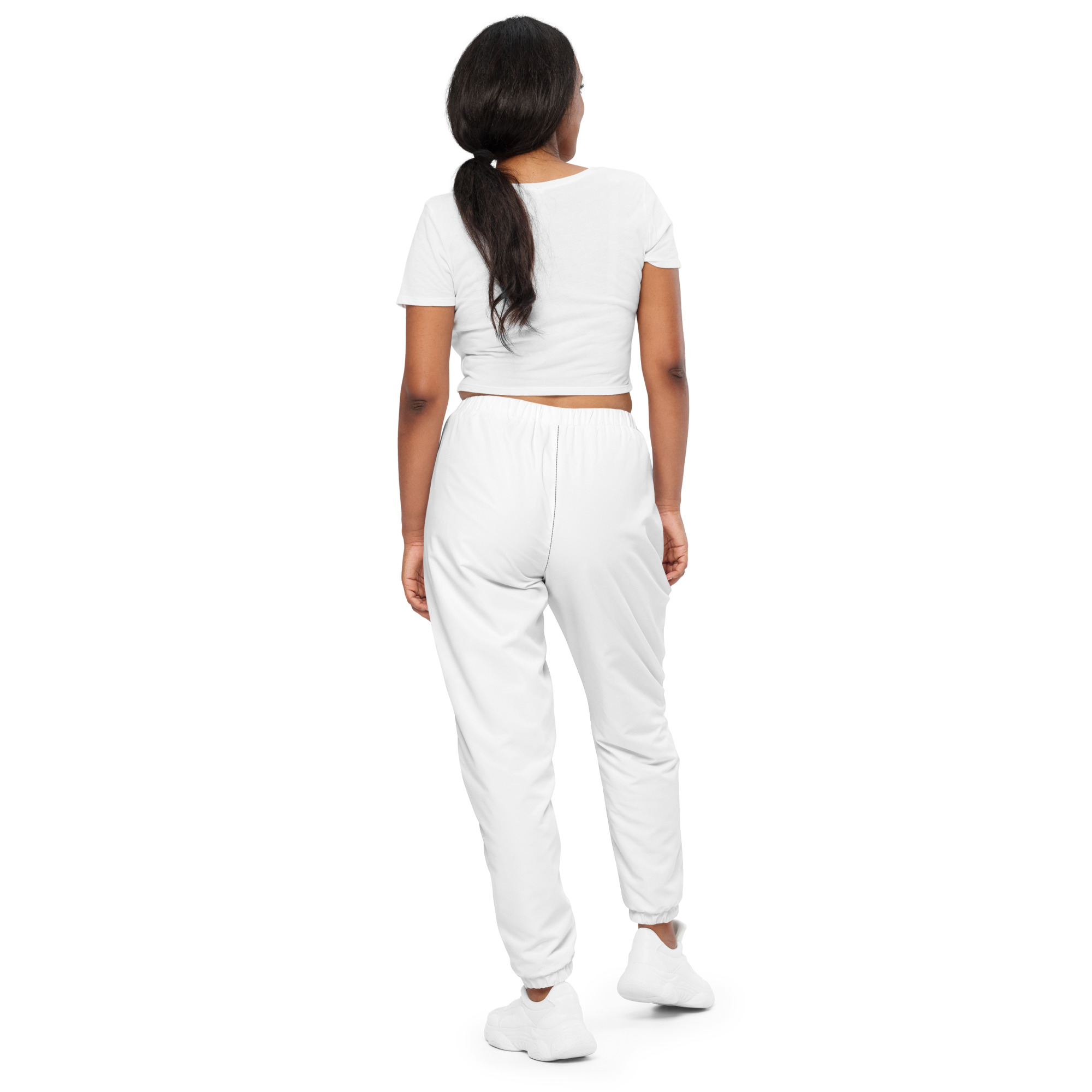 G Bound Republic White Unisex Track Pants - Image 7
