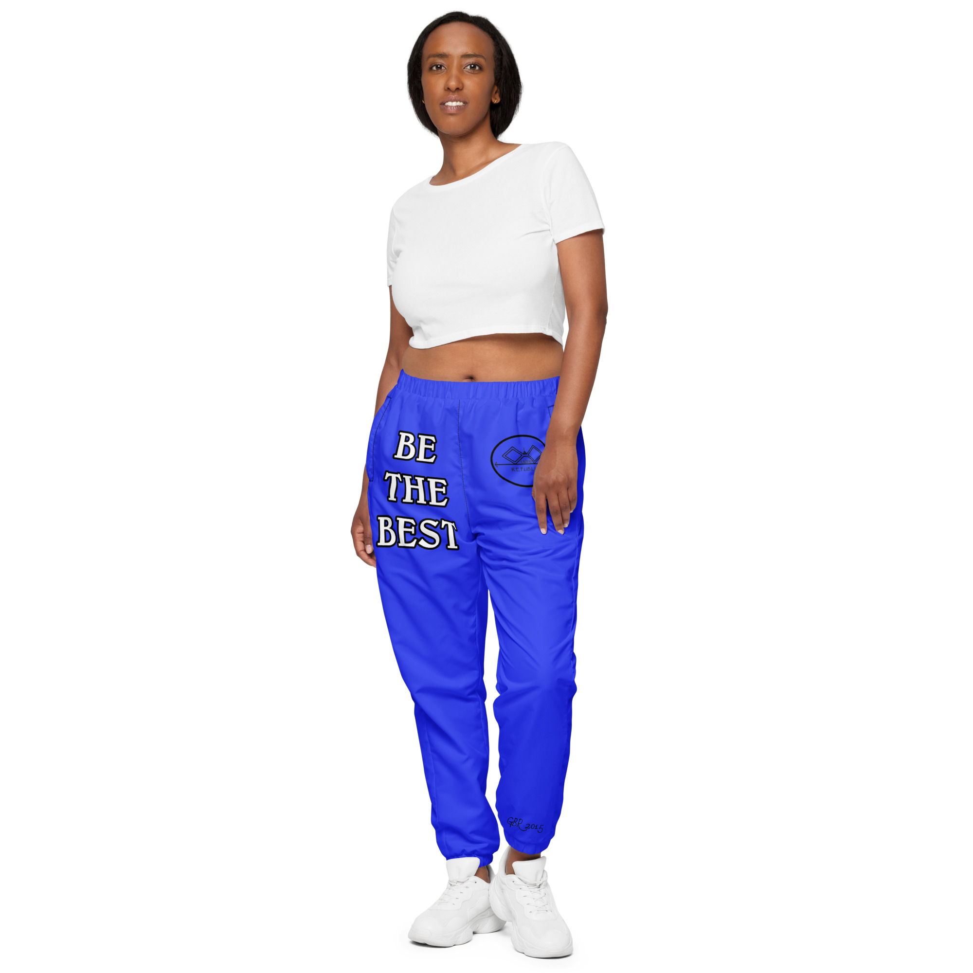 G Bound Republic Blue Unisex Track Pants - Image 7