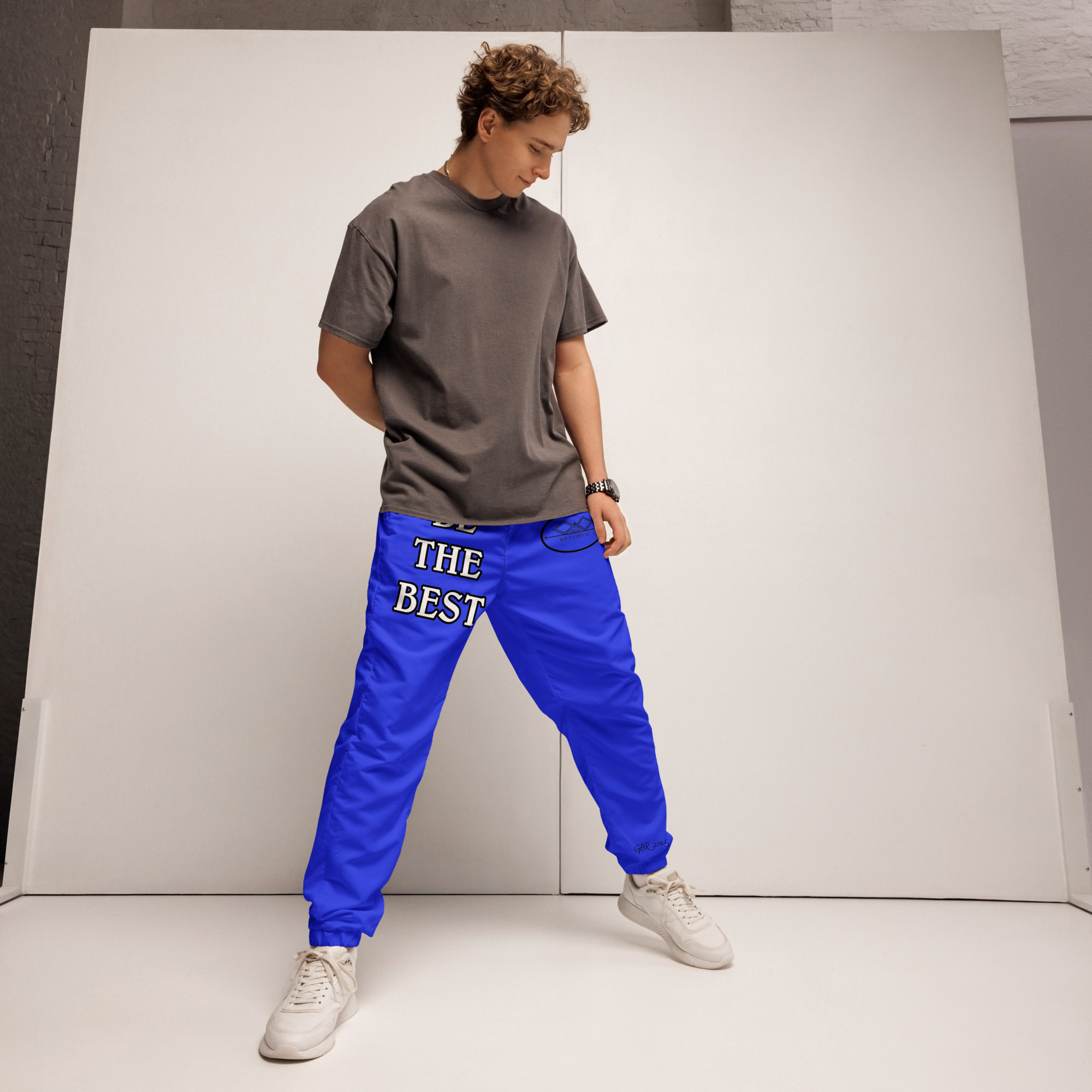 G Bound Republic Blue Unisex Track Pants - Image 8