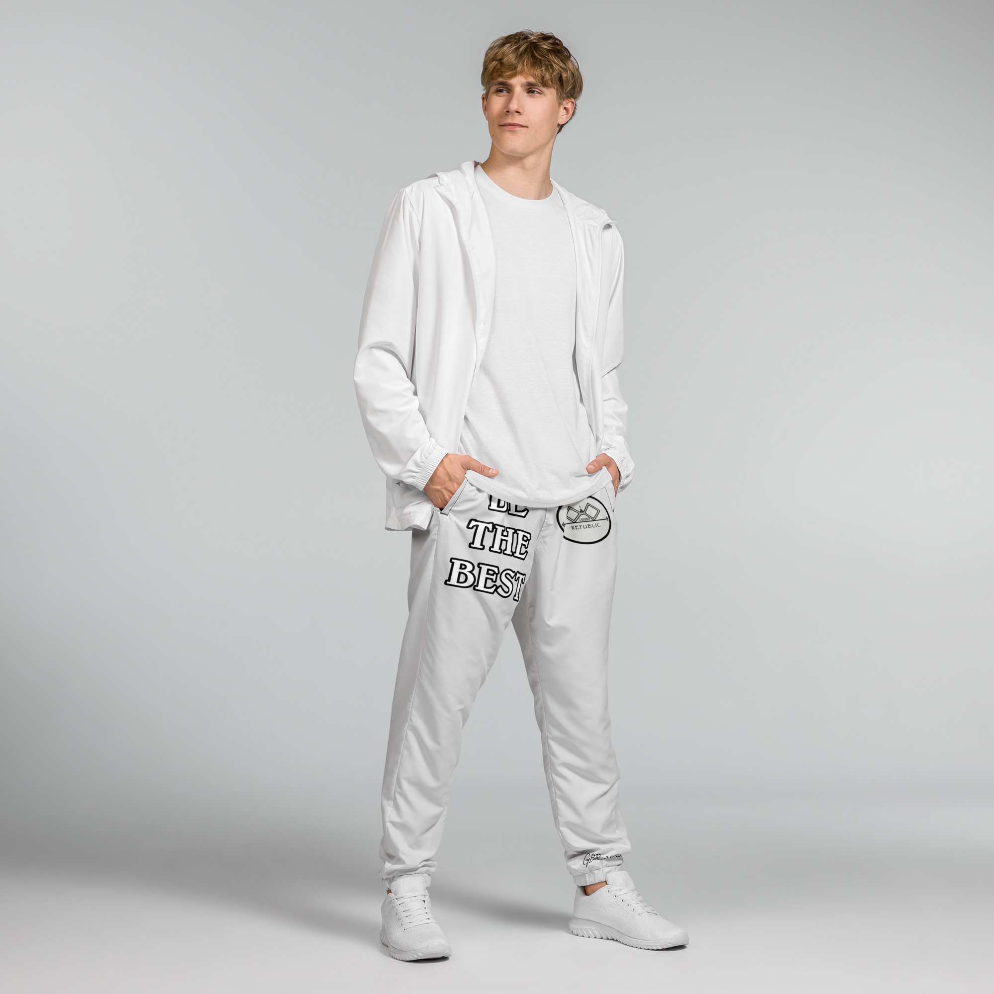 G Bound Republic Silver Unisex Track Pants