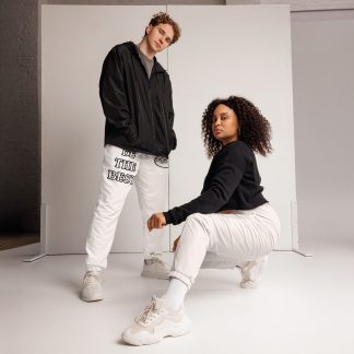 G Bound Republic White Unisex Track Pants