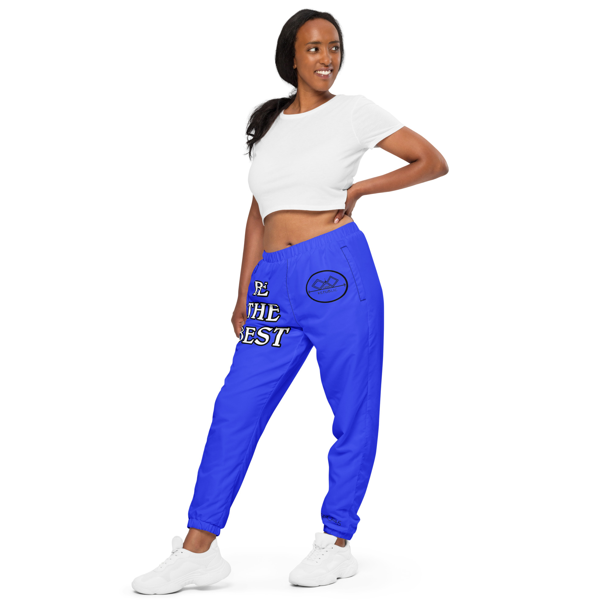 G Bound Republic Blue Unisex Track Pants - Image 4