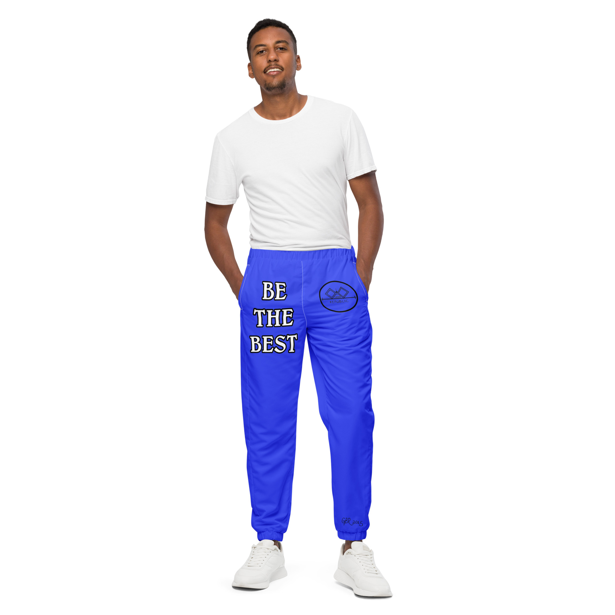 G Bound Republic Blue Unisex Track Pants - Image 12