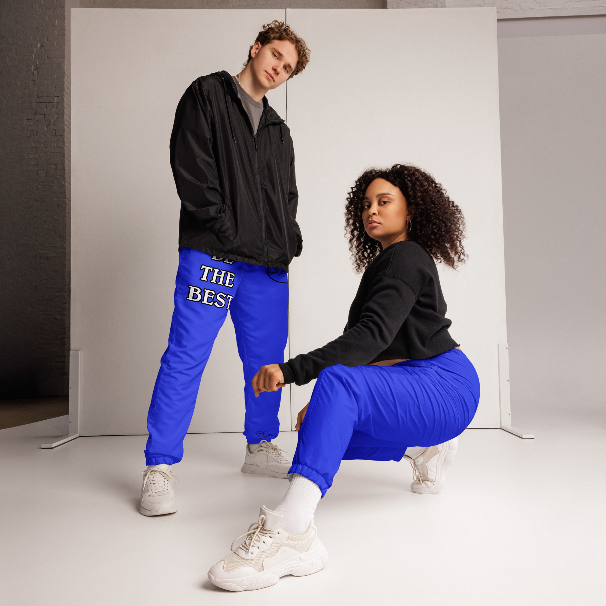 G Bound Republic Blue Unisex Track Pants - Image 15