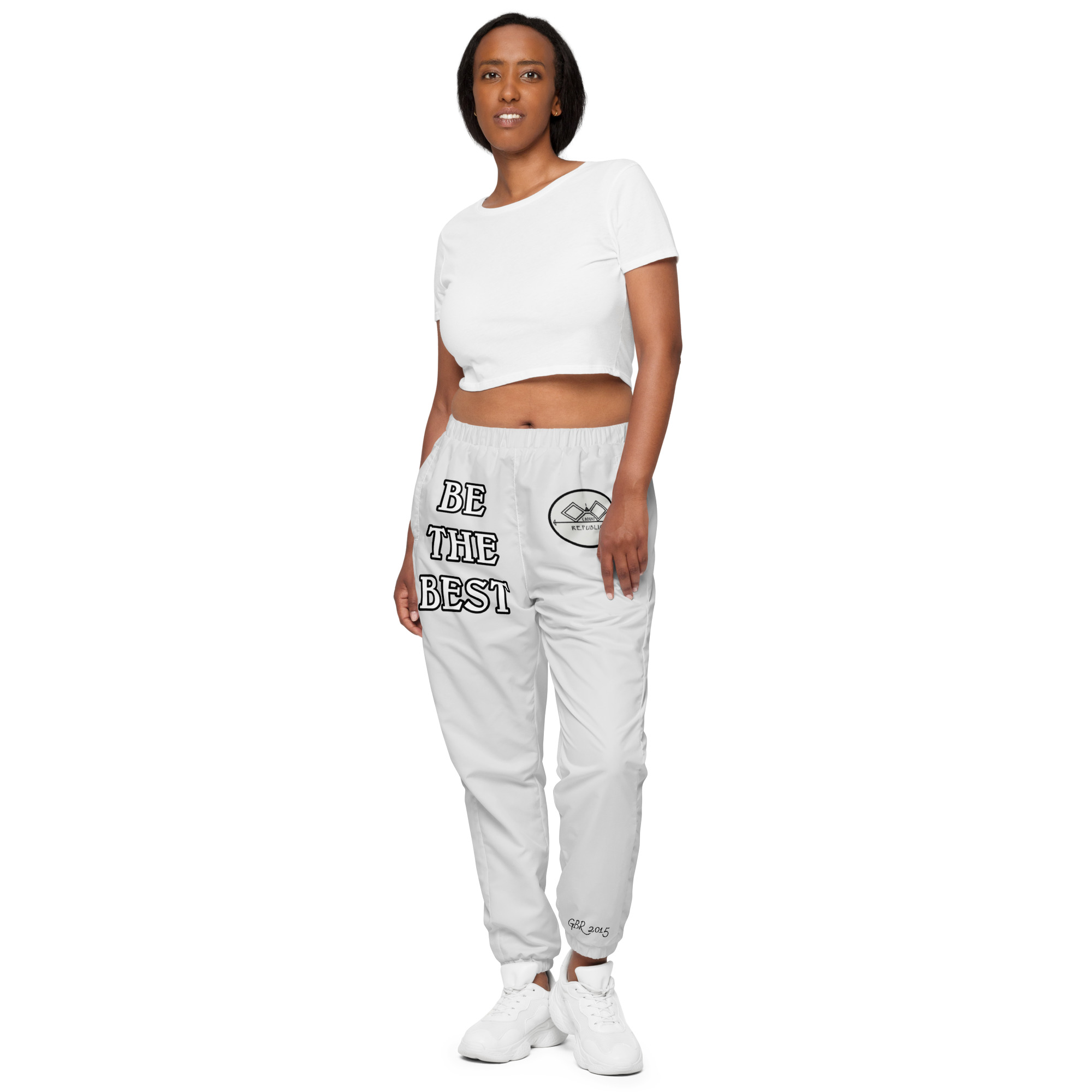 G Bound Republic Silver Unisex Track Pants - Image 11