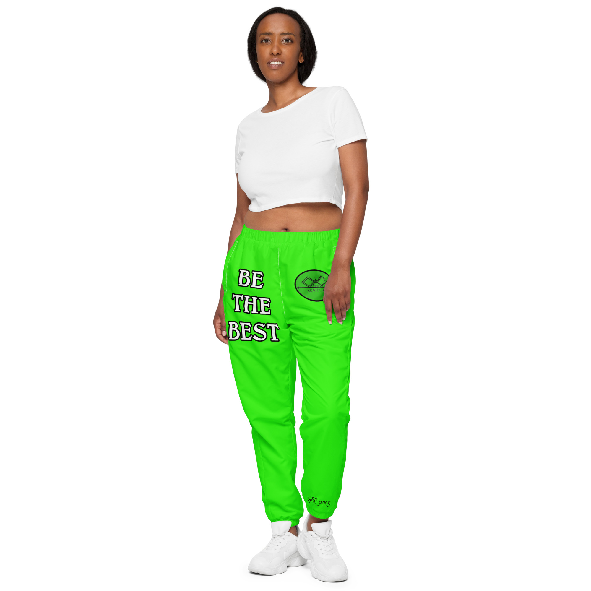 G Bound Republic Green Unisex Track Pants - Image 9