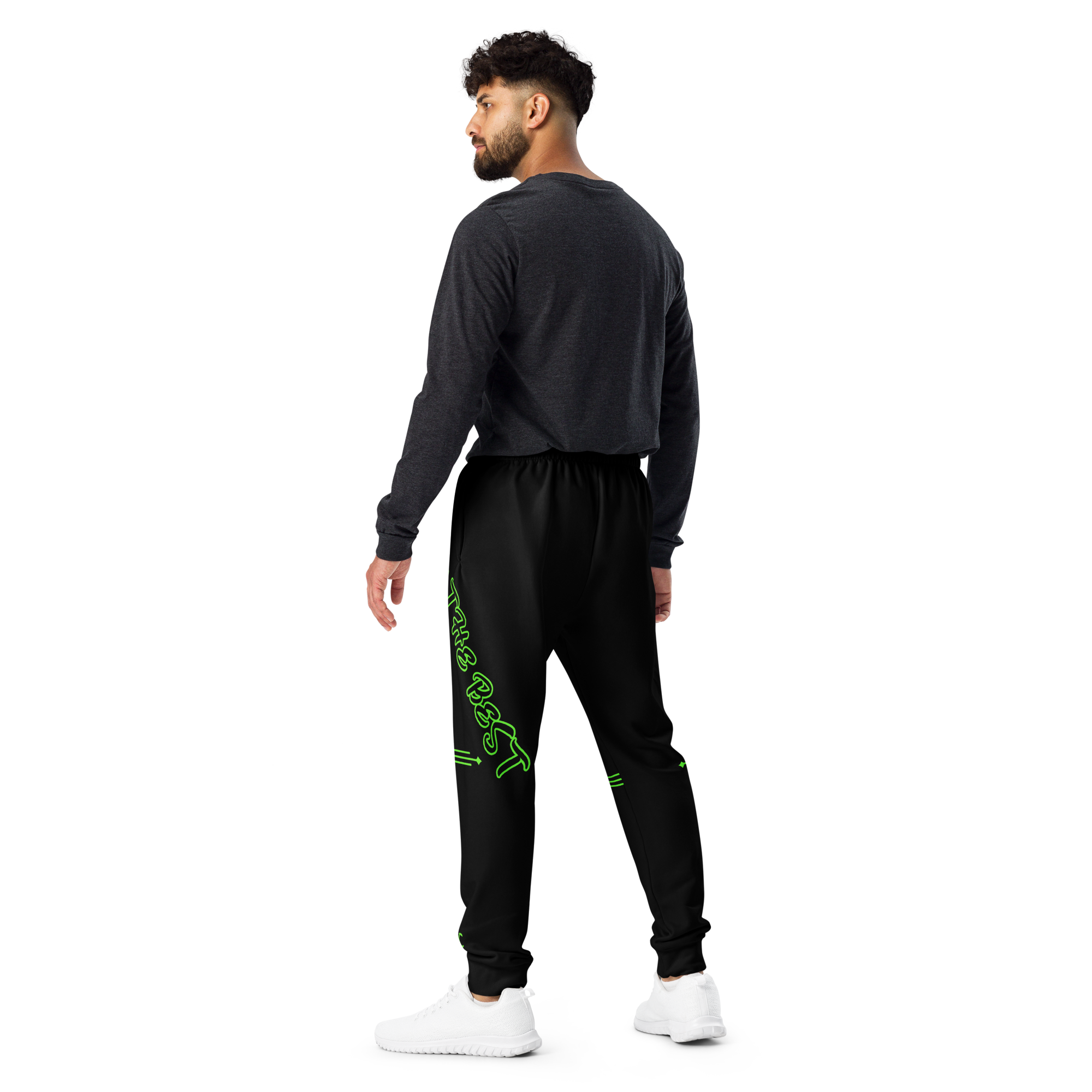G Bound Republic Green Logo Men's Joggers - Image 7