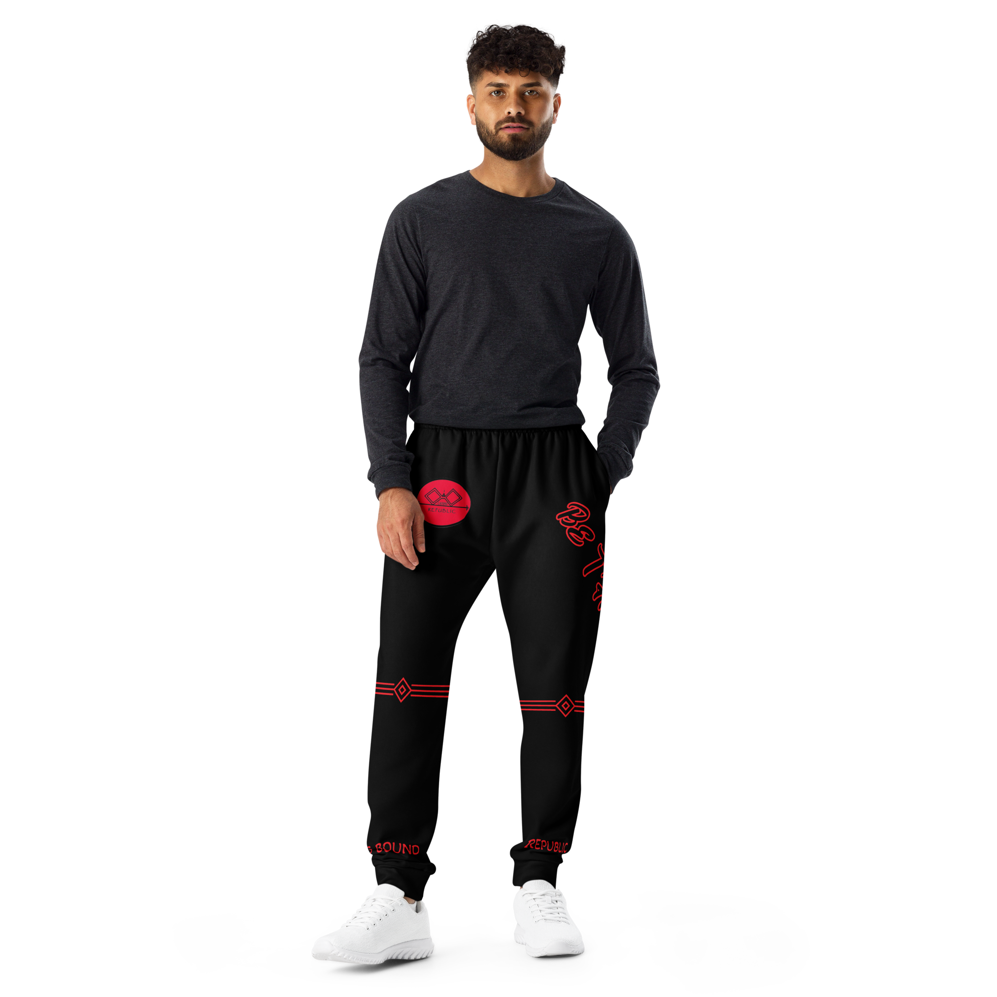 G Bound Republic Red Logo Men's Joggers