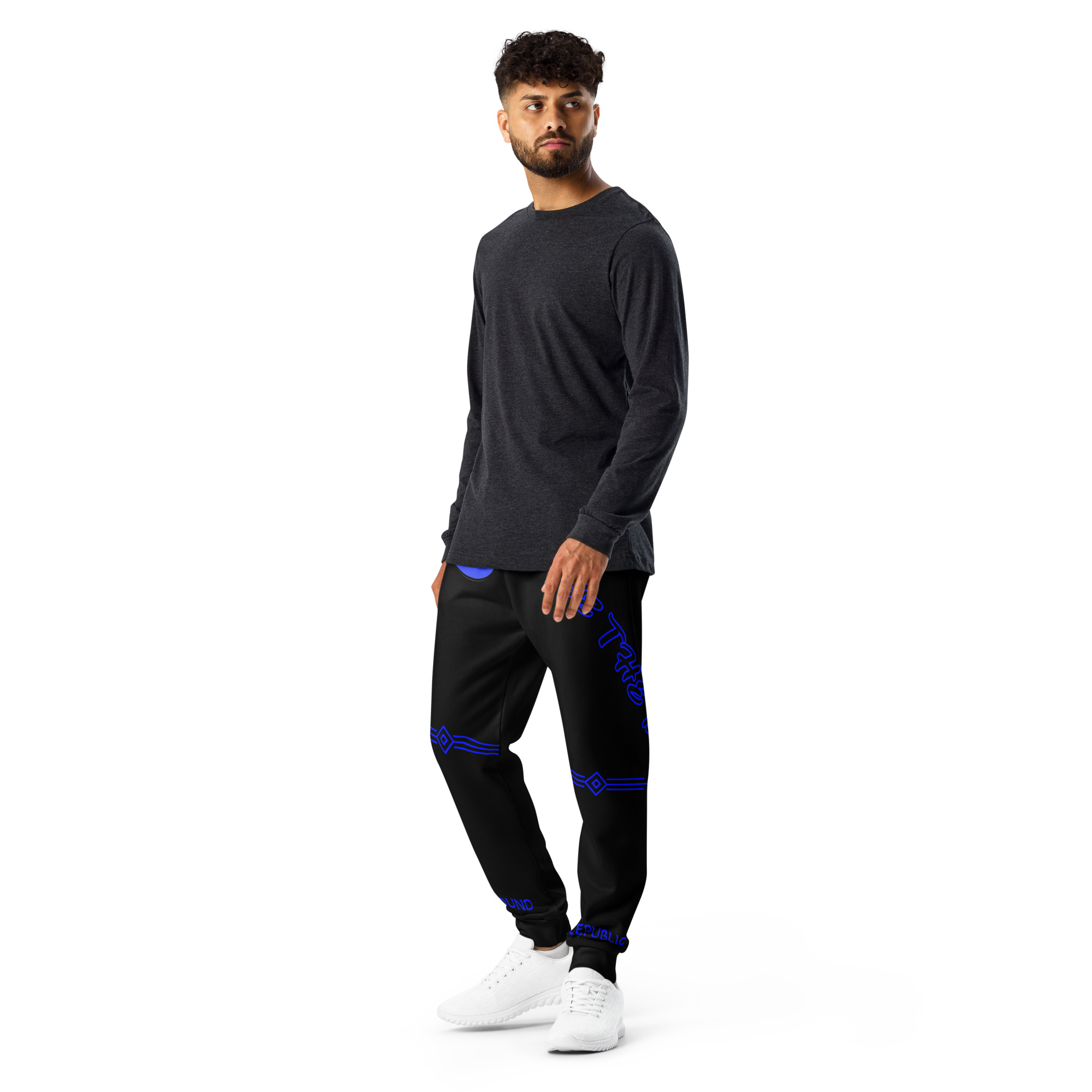 G Bound Republic Blue Logo Men's Joggers - Image 9