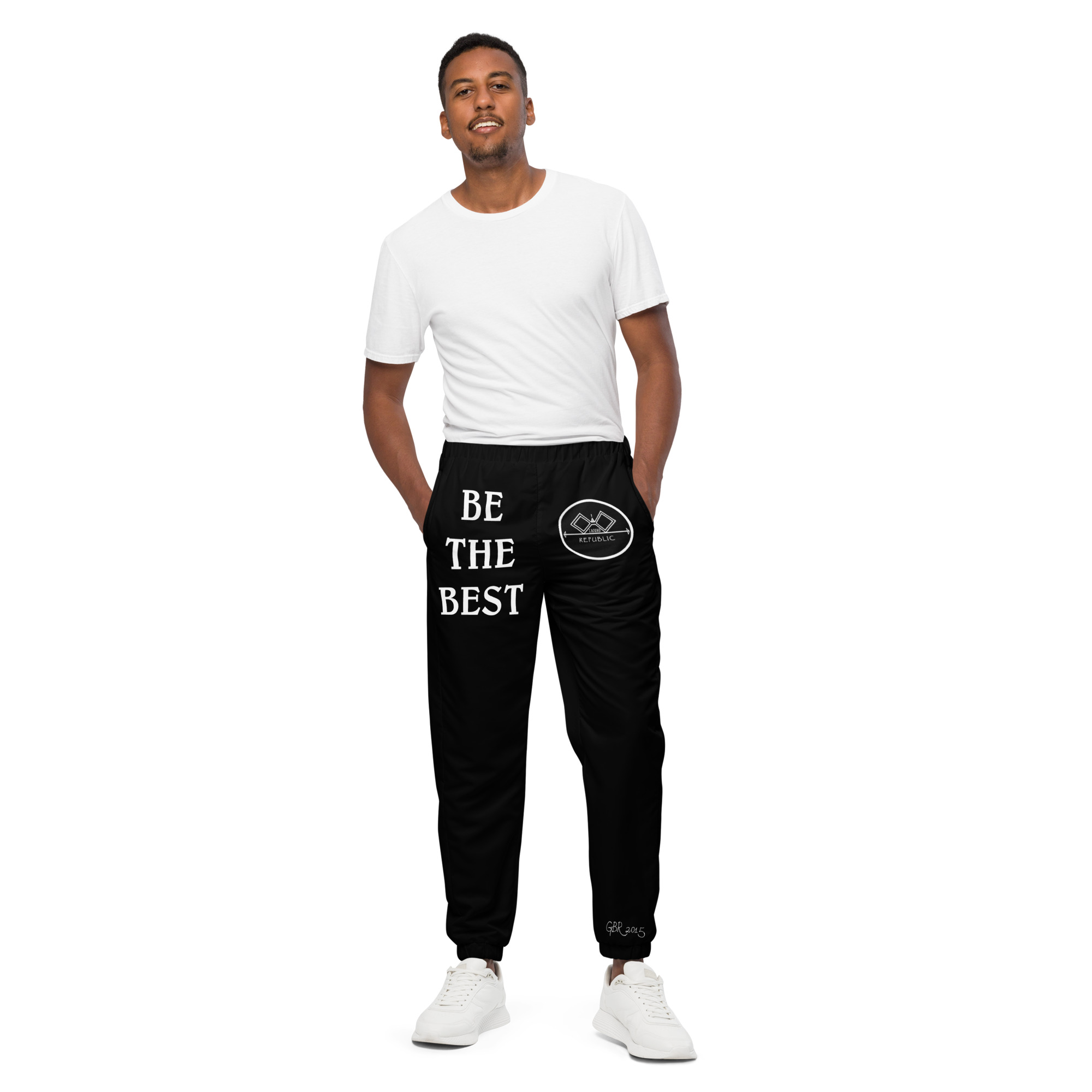 G Bound Republic Black Unisex track pants