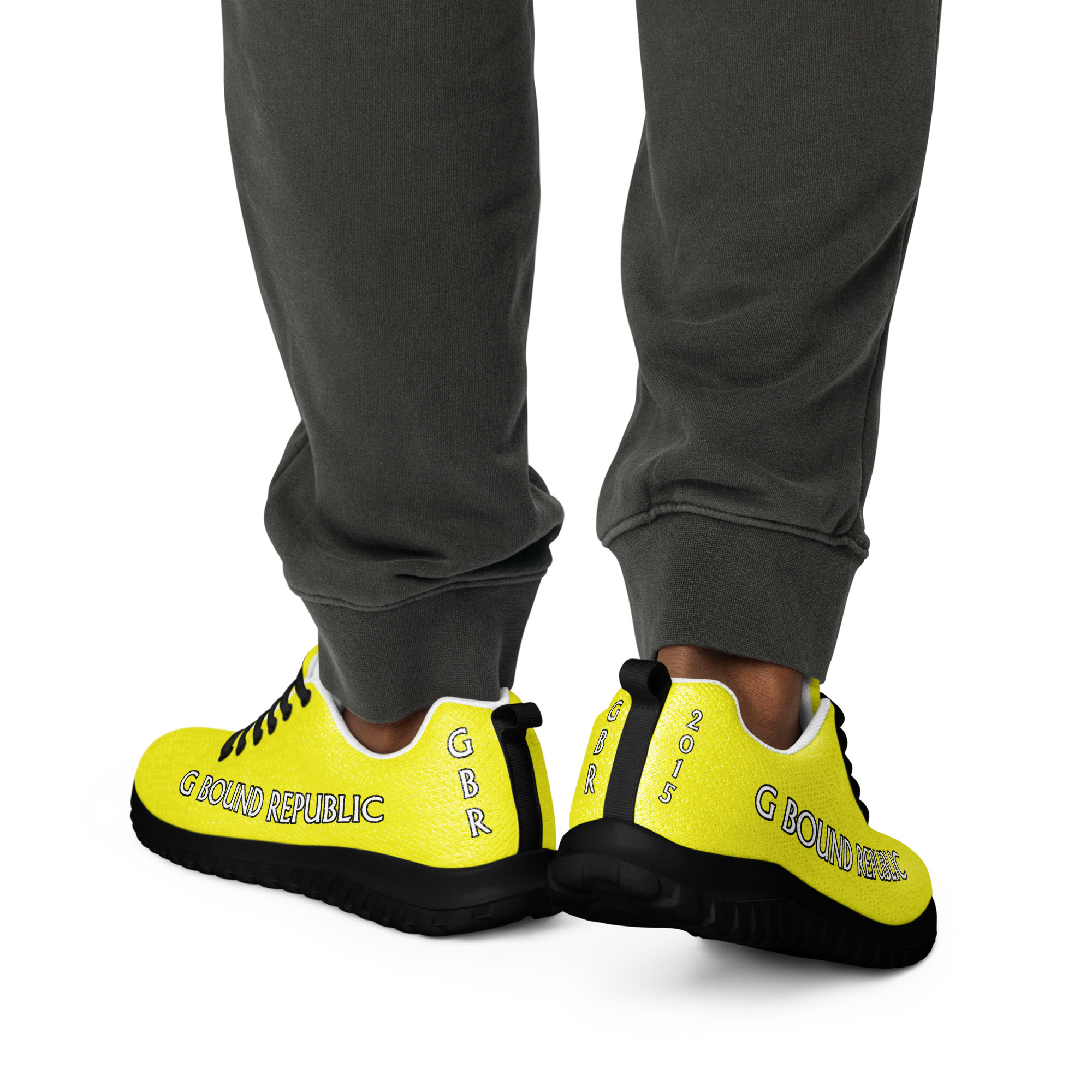 G Bound Republic Men’s Yellow athletic shoes - Image 3
