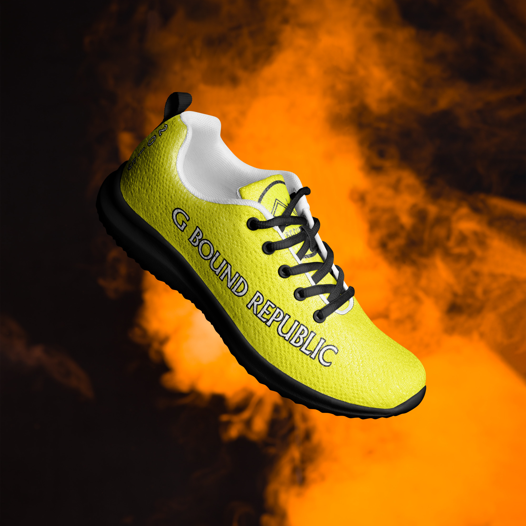 G Bound Republic Men’s Yellow athletic shoes - Image 4