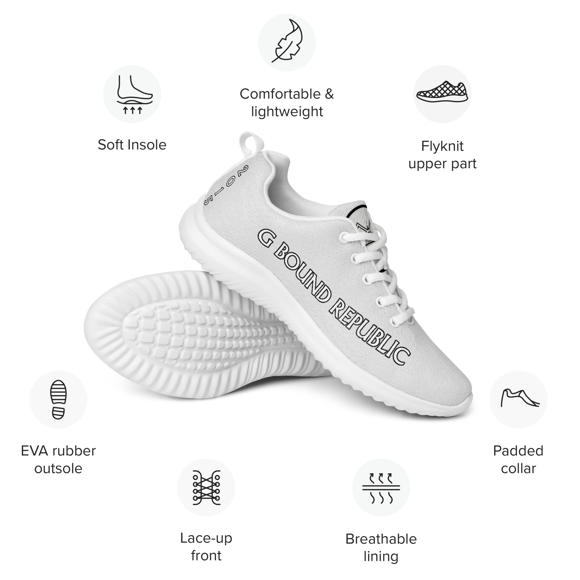 G Bound Republic Men’s Silver athletic shoes - Image 6