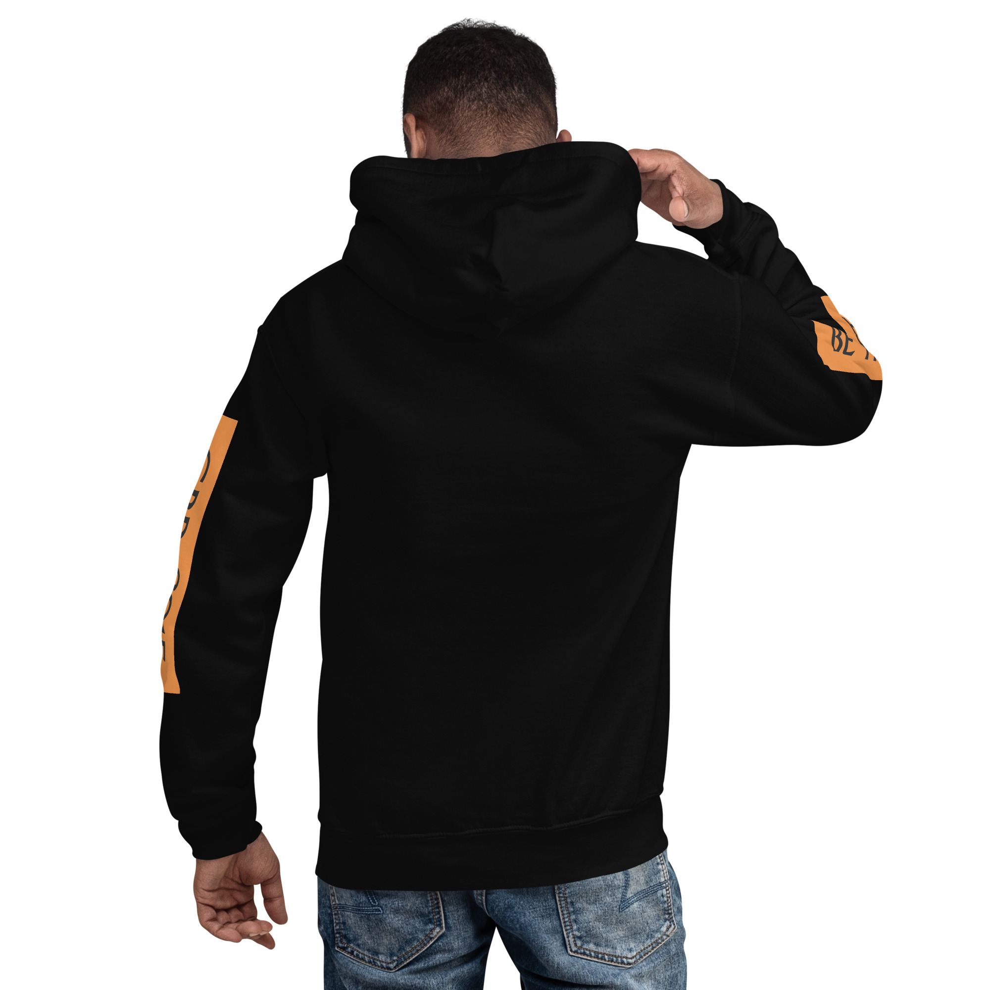 G Bound Republic Orange Logo Unisex Hoodie - Image 8