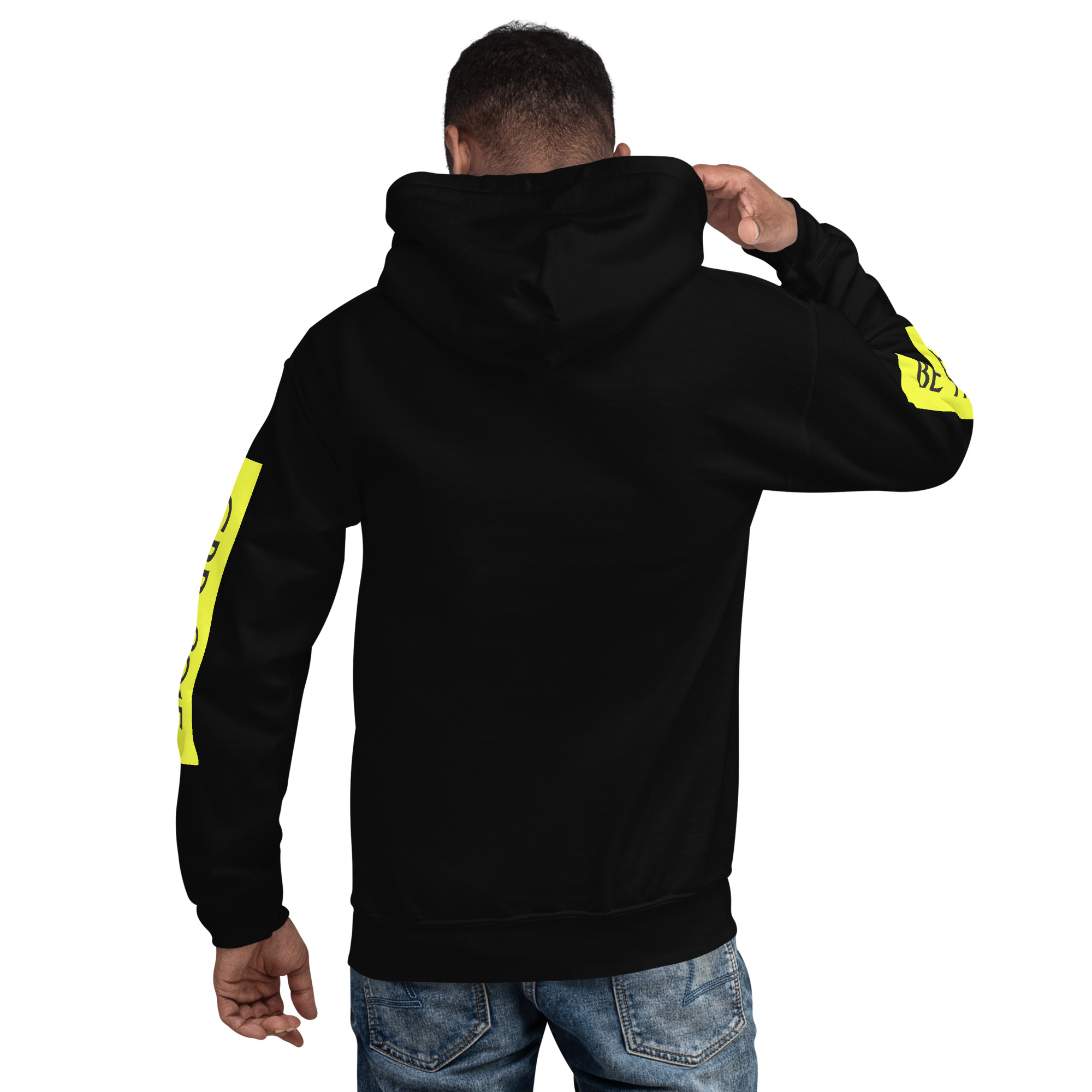 G Bound Republic Yellow Logo Unisex Hoodie - Image 11
