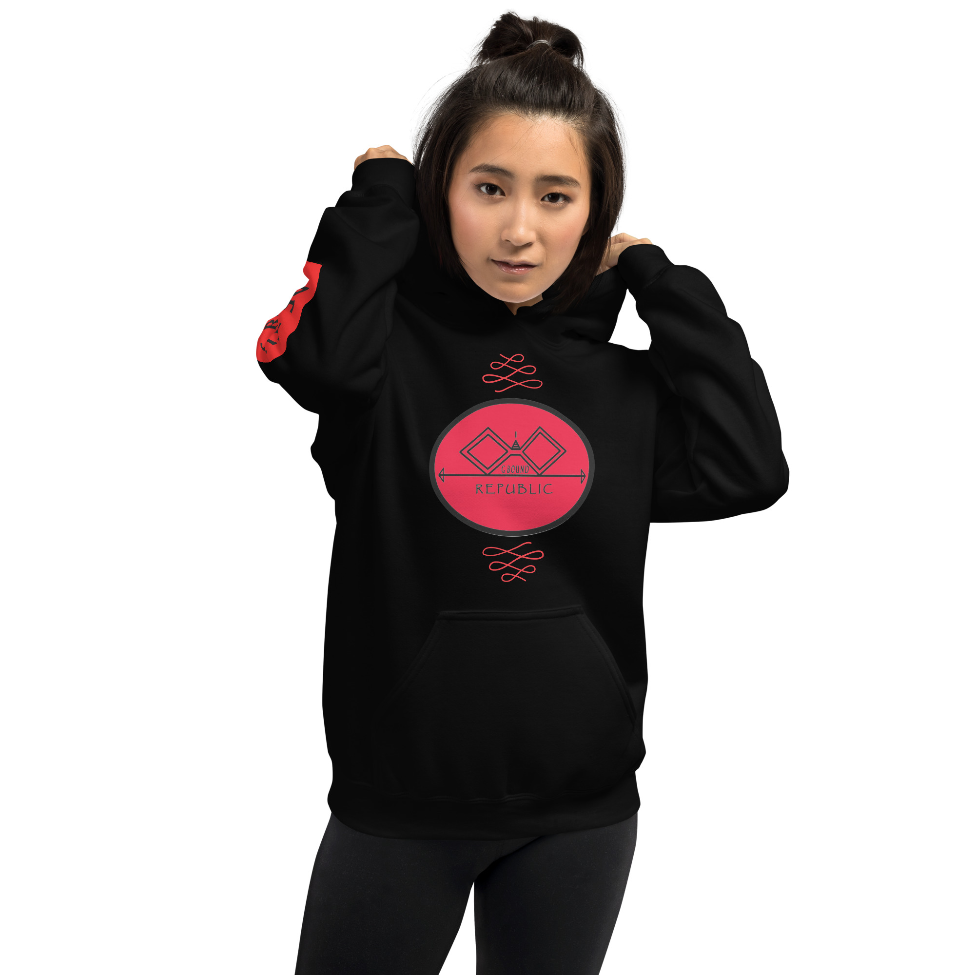 G Bound Republic Red Logo Unisex Hoodie