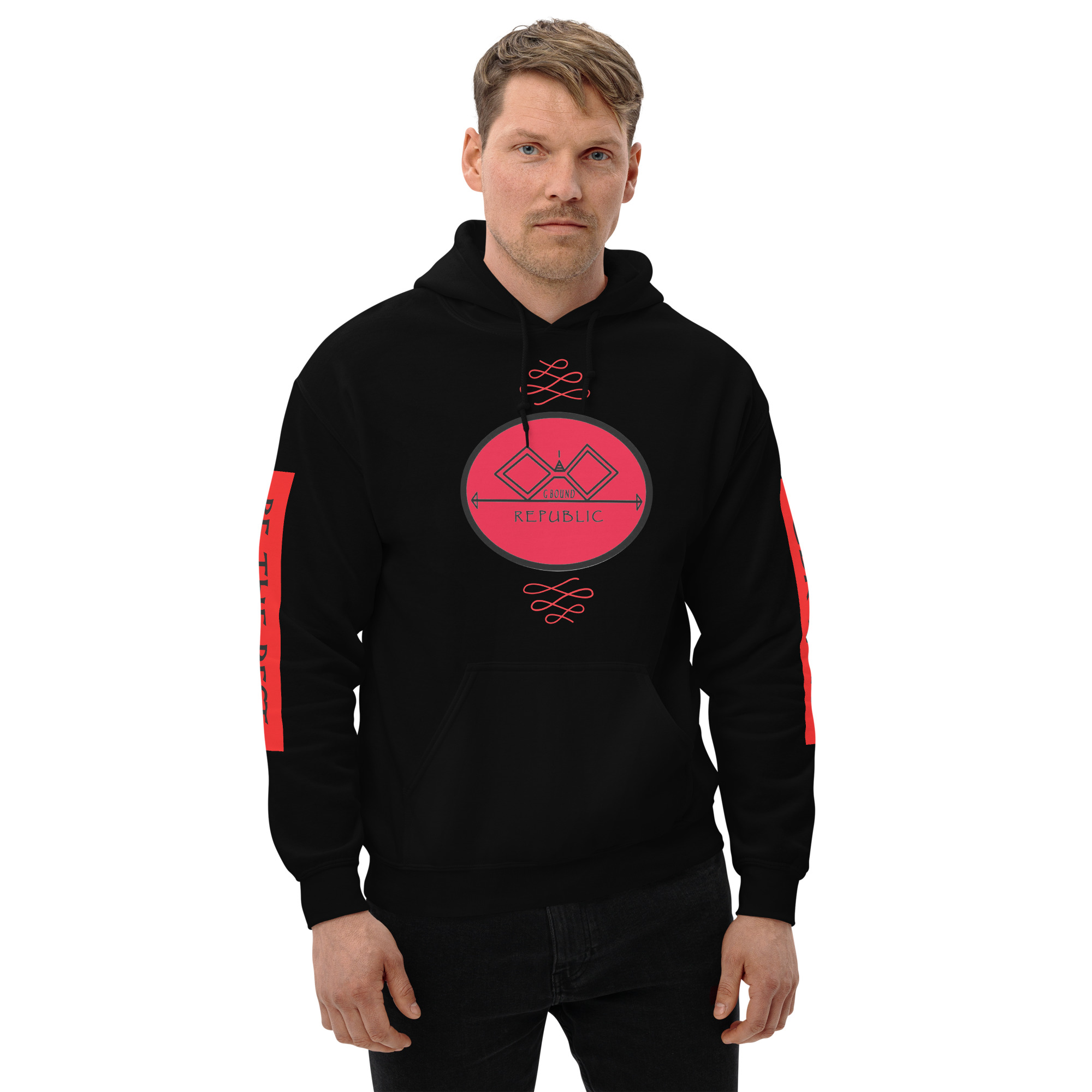 G Bound Republic Red Logo Unisex Hoodie - Image 5