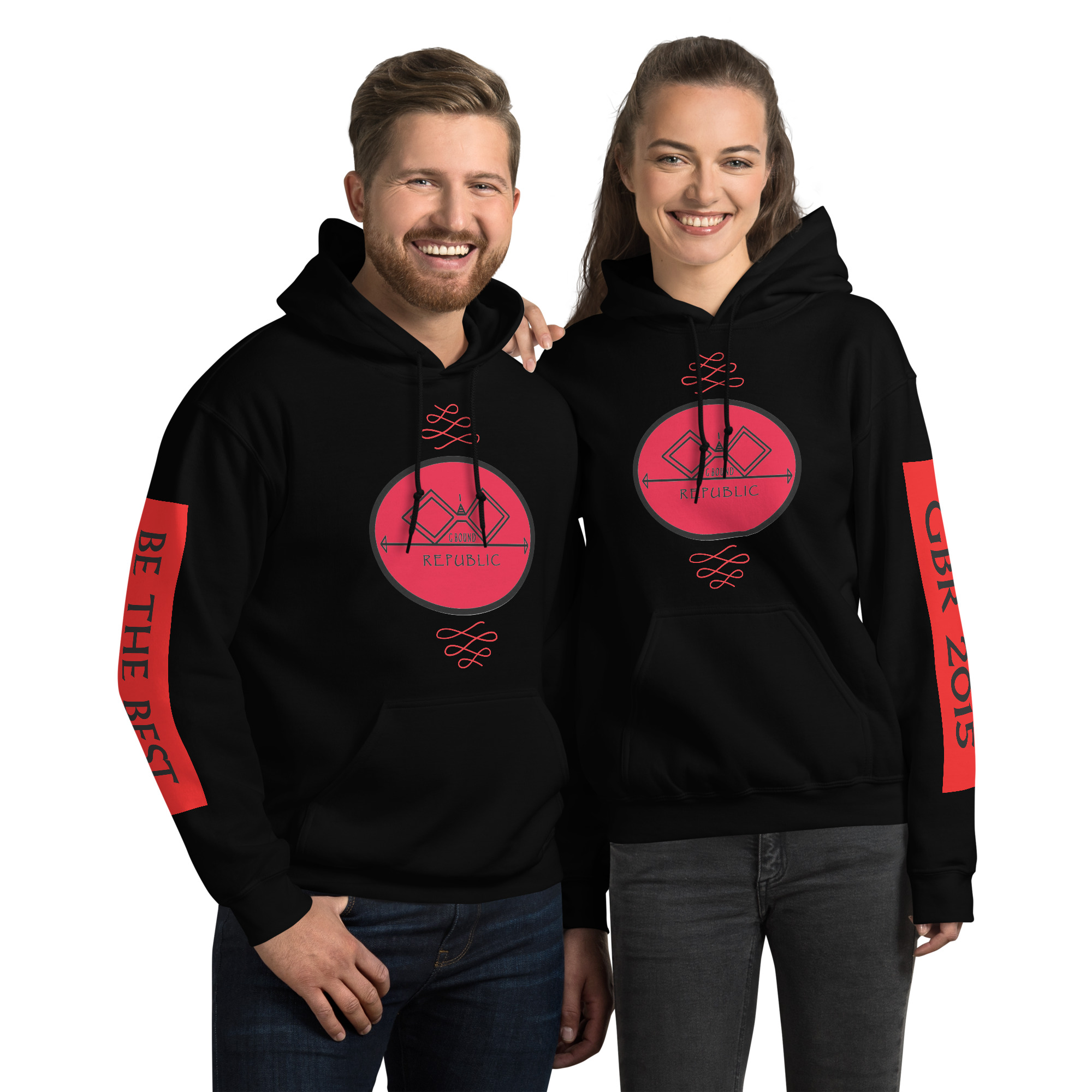 G Bound Republic Red Logo Unisex Hoodie - Image 7