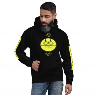 G Bound Republic Yellow Logo Unisex Hoodie