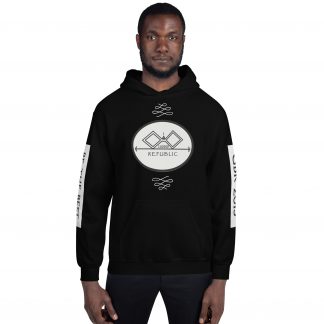 G Bound Republic Silver Logo Unisex Hoodie