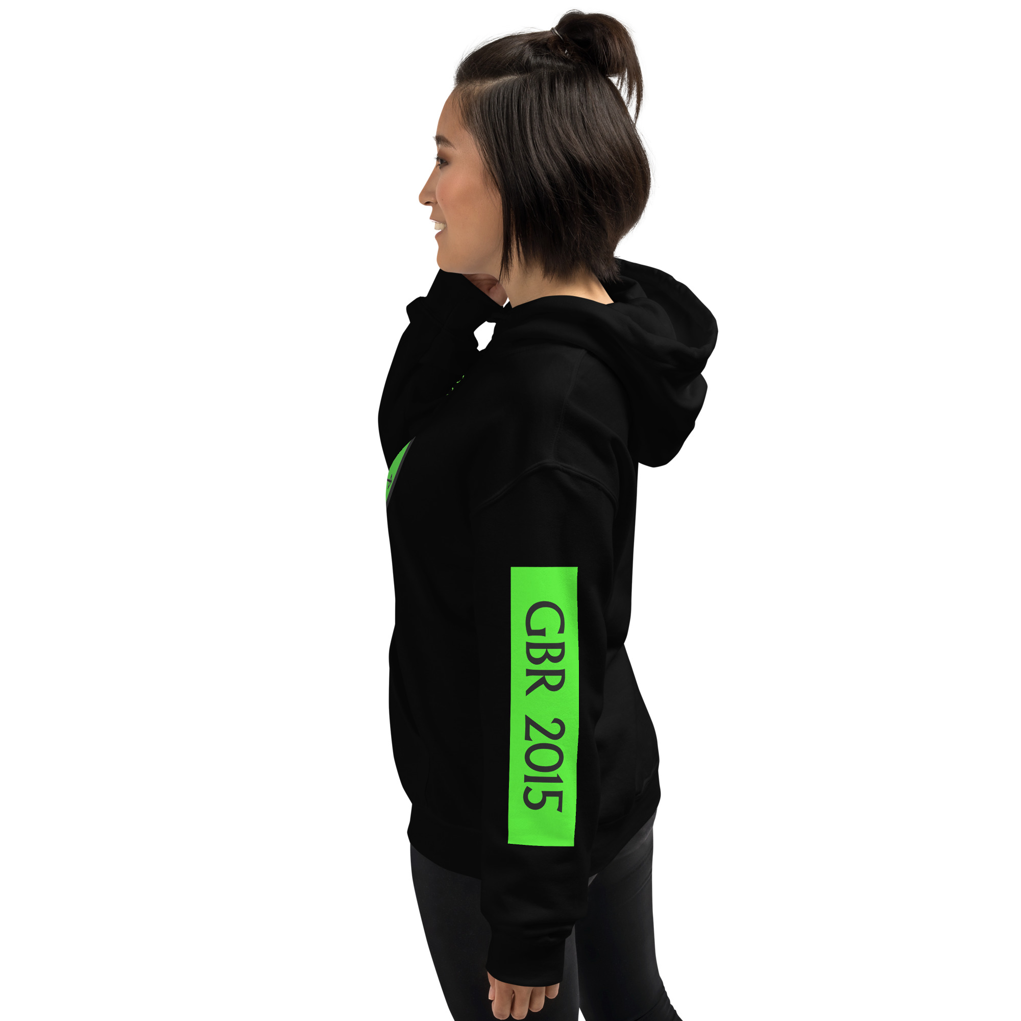 G Bound Republic Green Logo Unisex Hoodie - Image 19