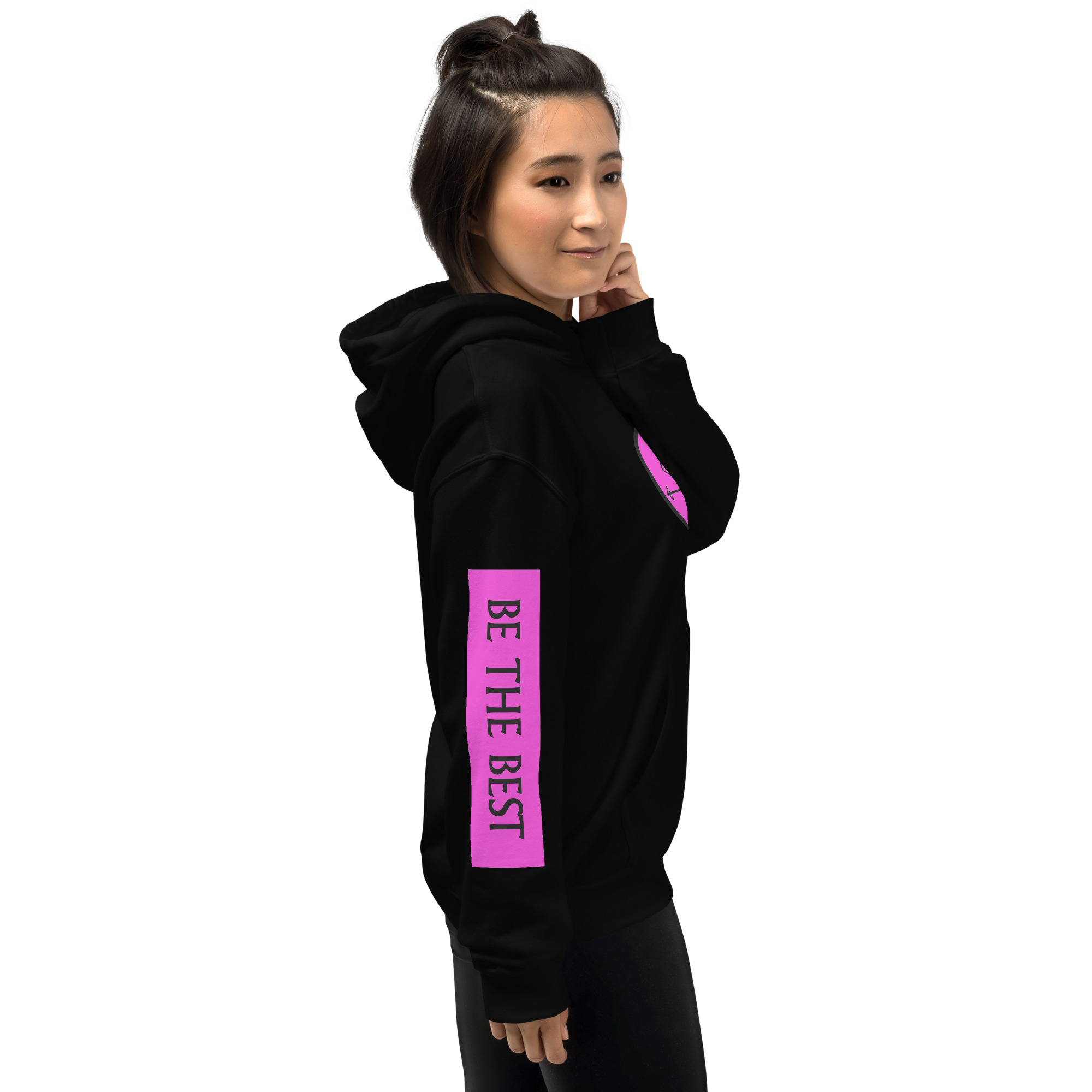 G Bound Republic Pink Logo Unisex Hoodie - Image 4