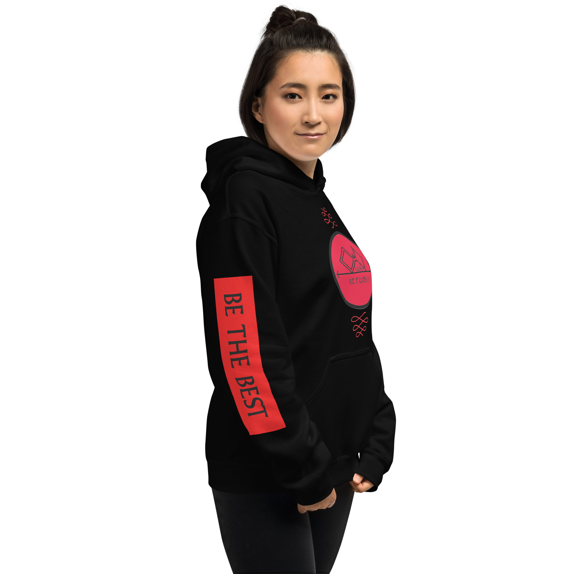 G Bound Republic Red Logo Unisex Hoodie - Image 17