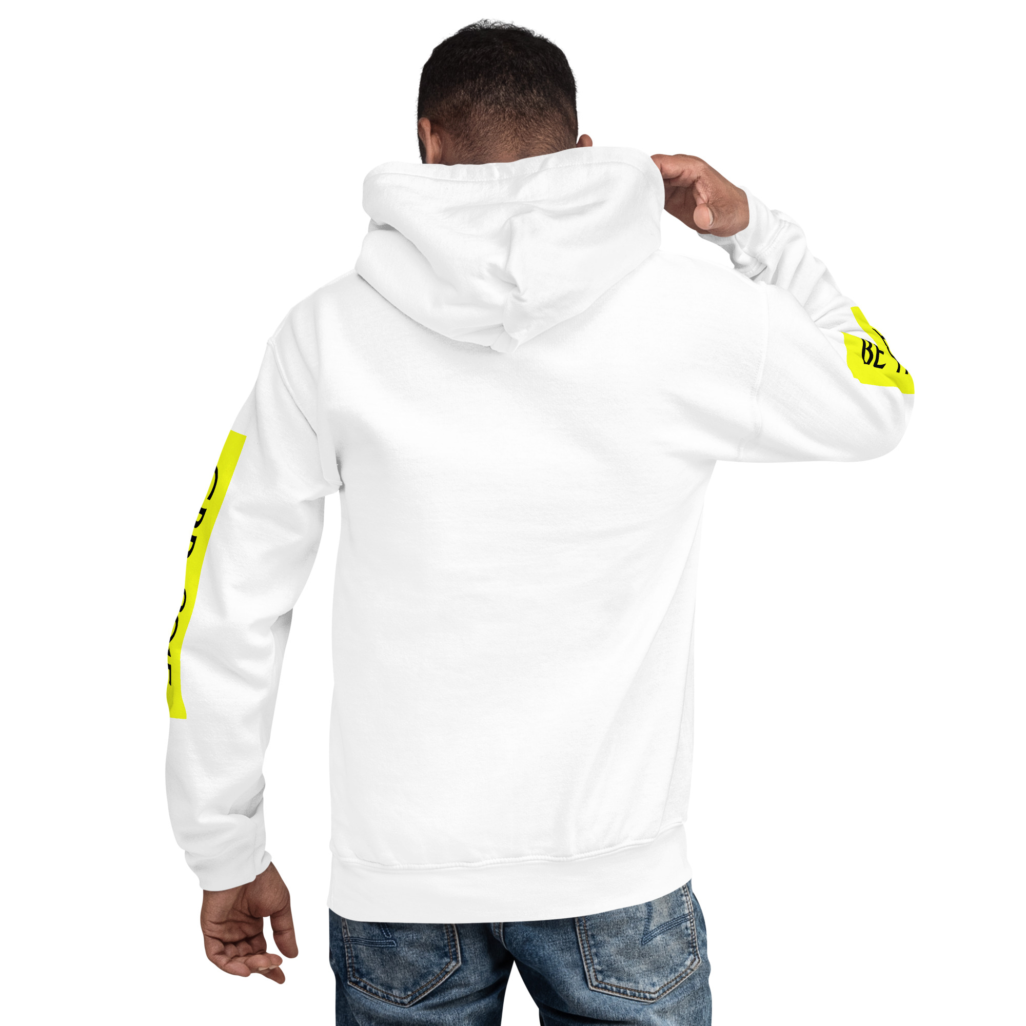 G Bound Republic Yellow Logo Unisex Hoodie - Image 15