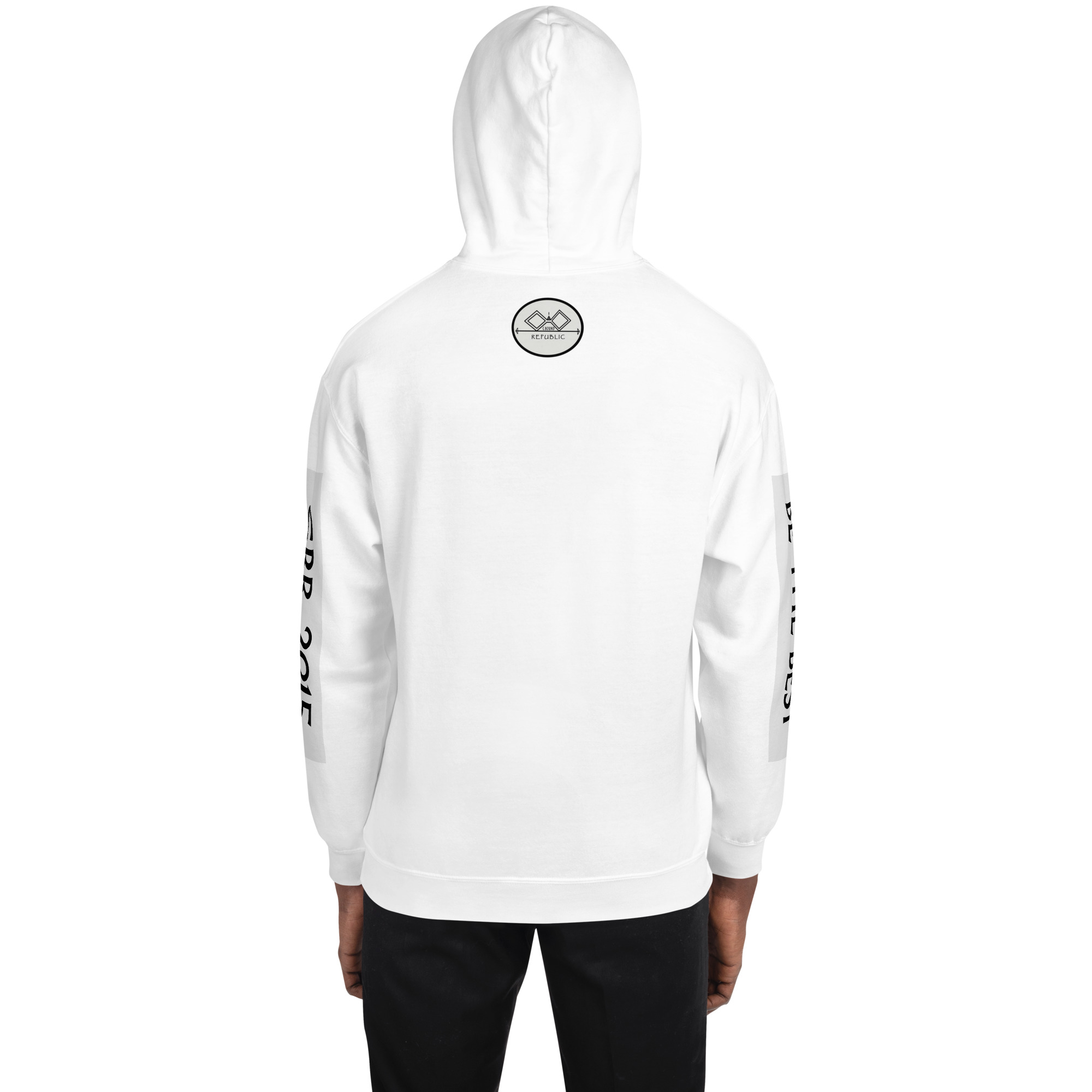 G Bound Republic Silver Logo Unisex Hoodie - Image 27