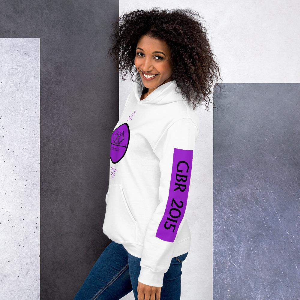 G Bound Republic Purple Logo Unisex Hoodie - Image 24