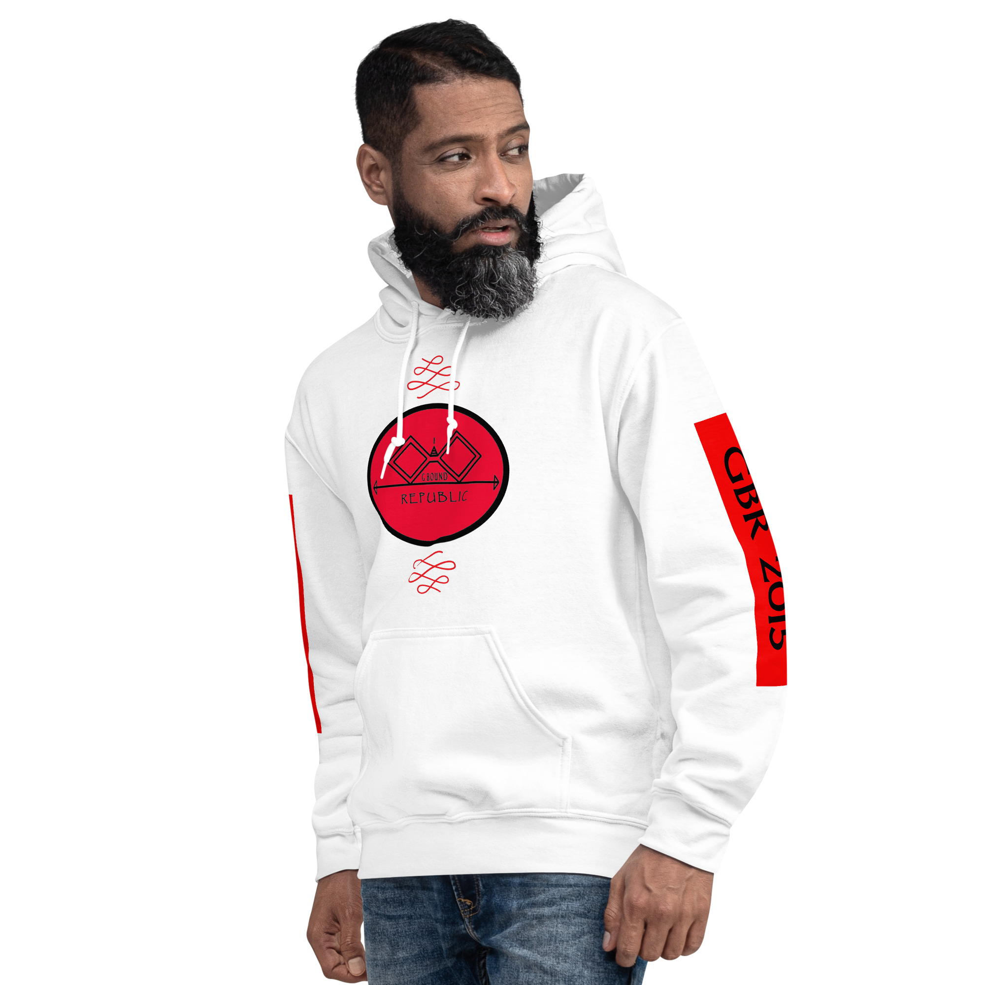 G Bound Republic Red Logo Unisex Hoodie - Image 11
